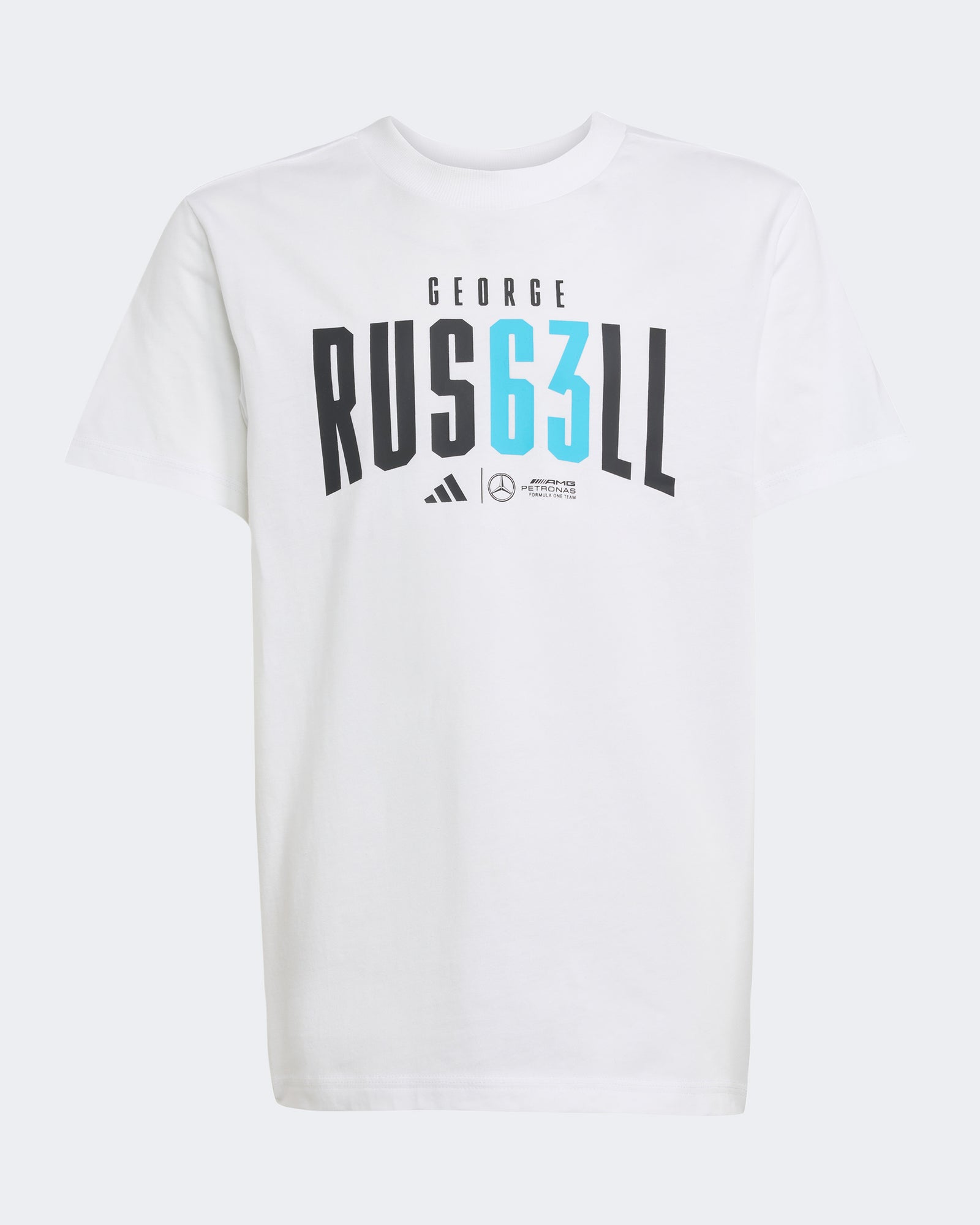 Kids George Russell T-shirt White