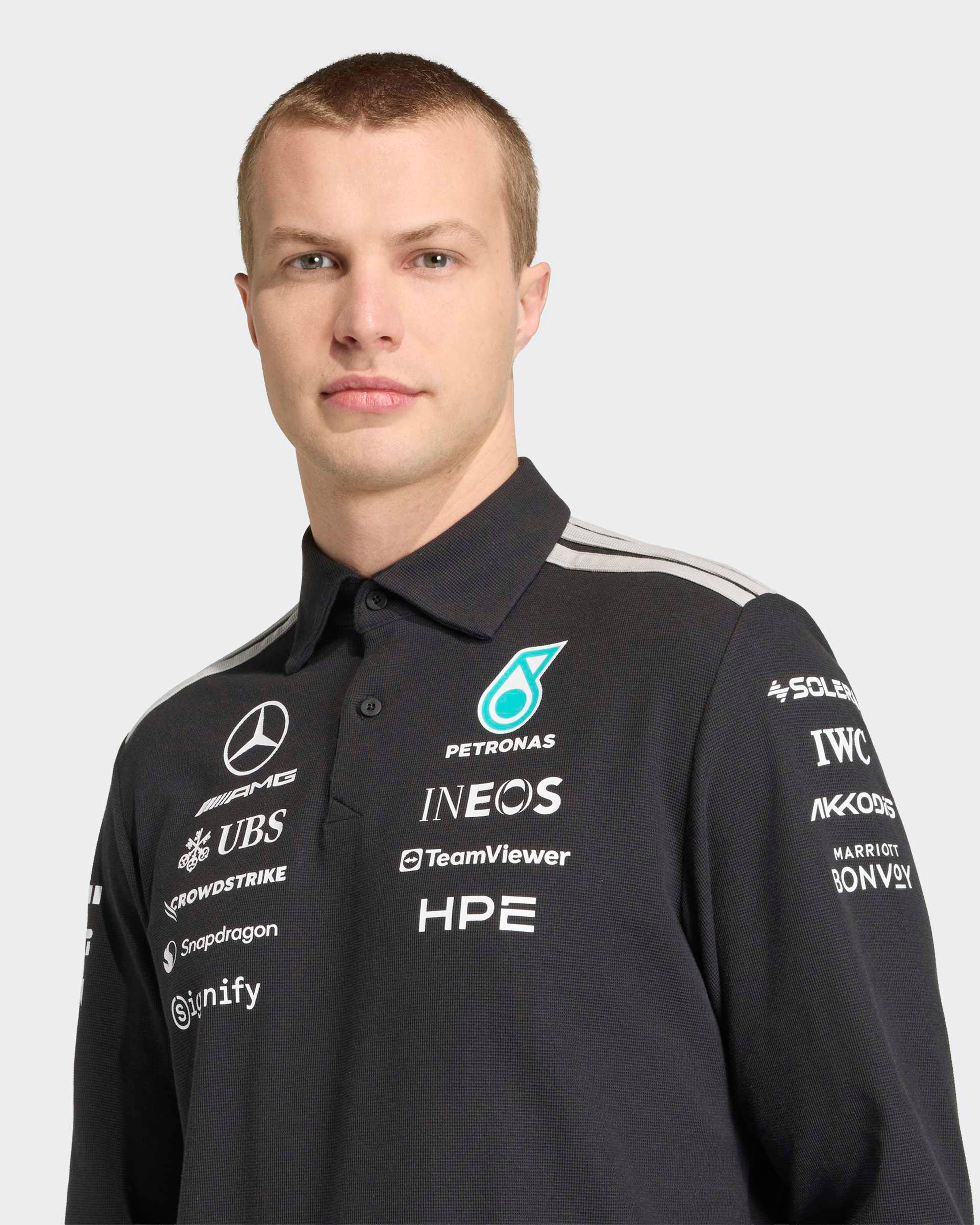 2026メルセデスAMG ポロシャツF1 Lサイズ メルセデス AMG ペトロナス アディダス F1 2026 チーム ポロシャツ
