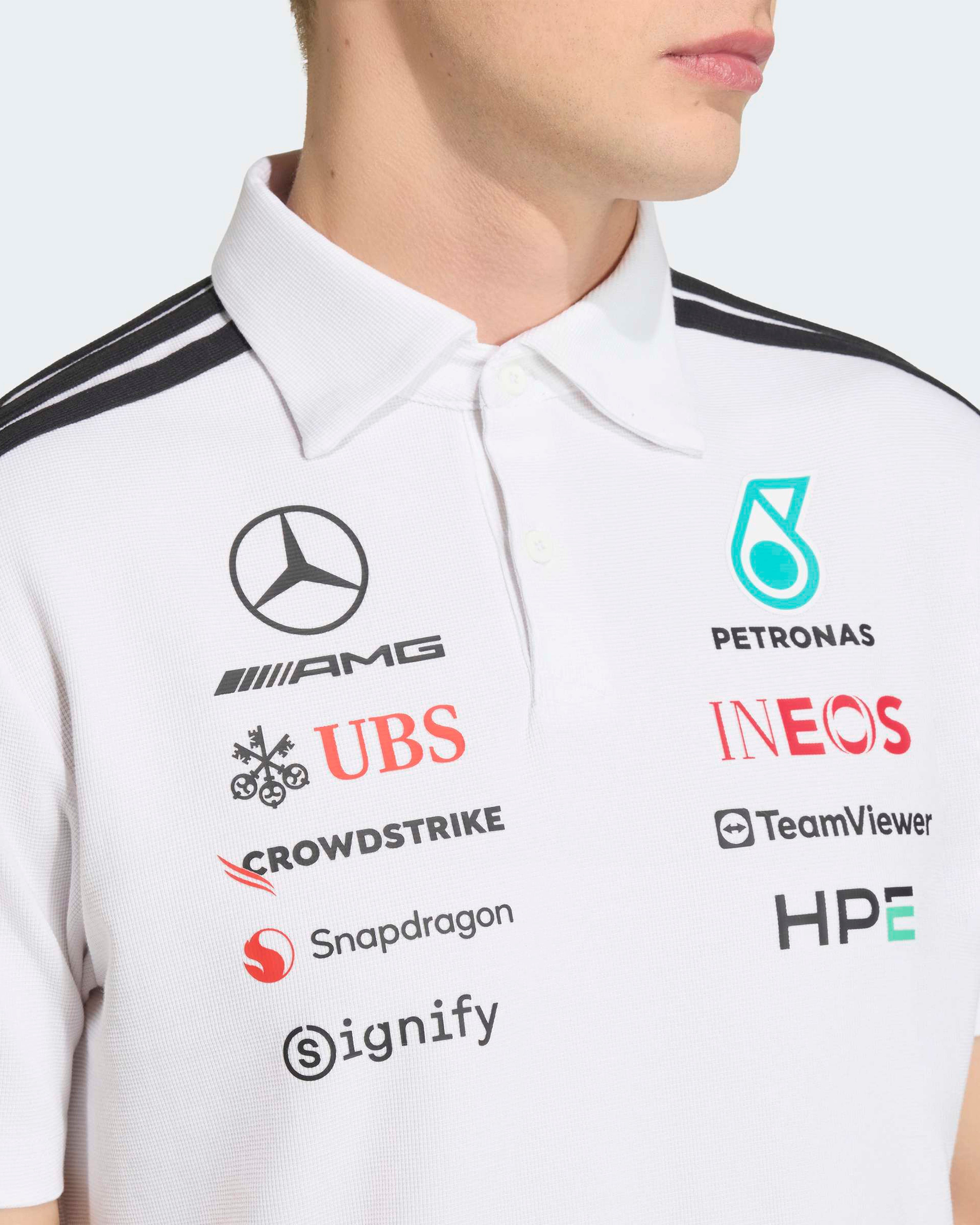 Mens 2026 Team Polo White