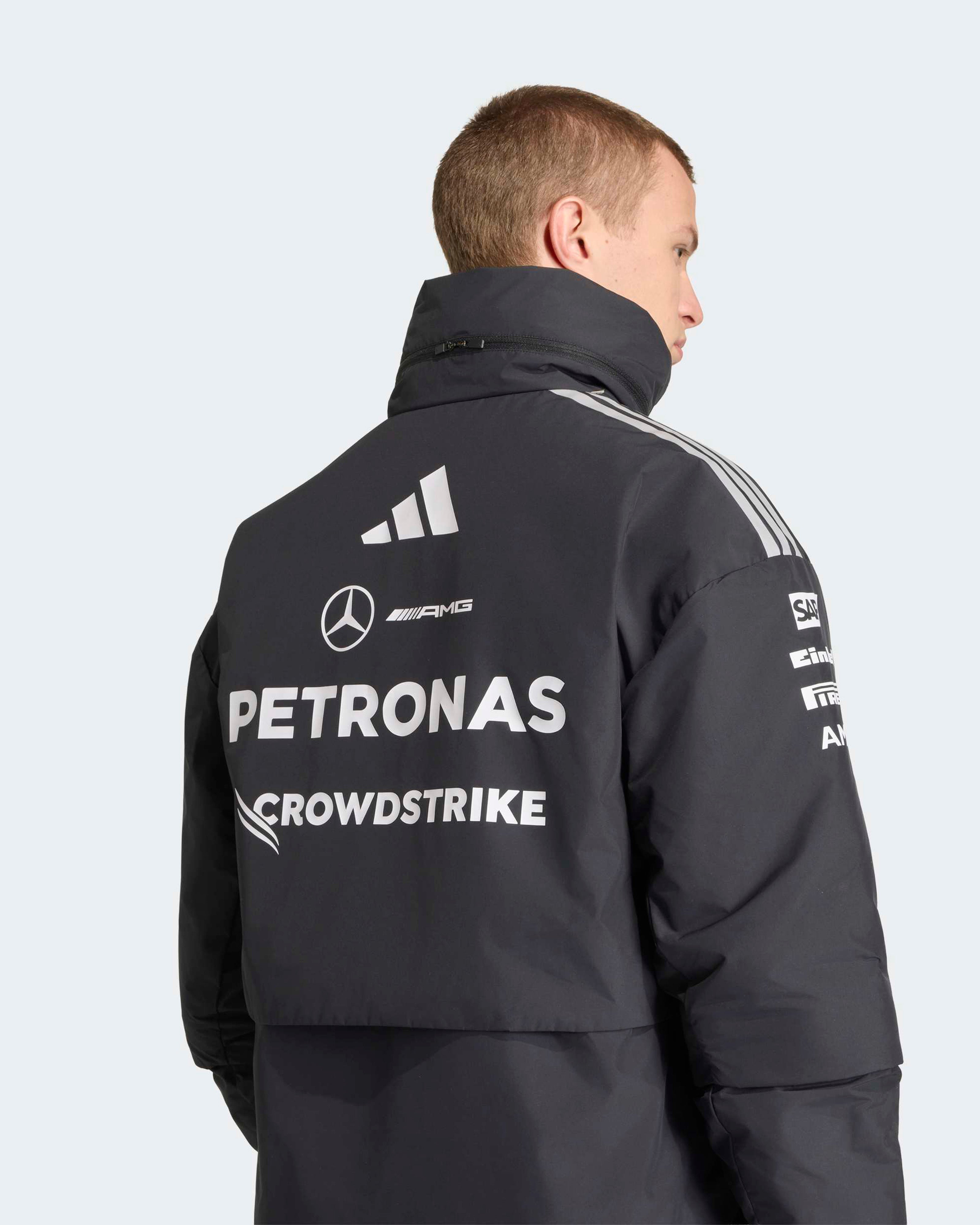 ジャケット・アウター Mercedes PETRONAS F1 TEAM JACKET BLACK M Men's 2026 Team Jacket - Black | Mercedes-AMG PETRONAS F1 Team