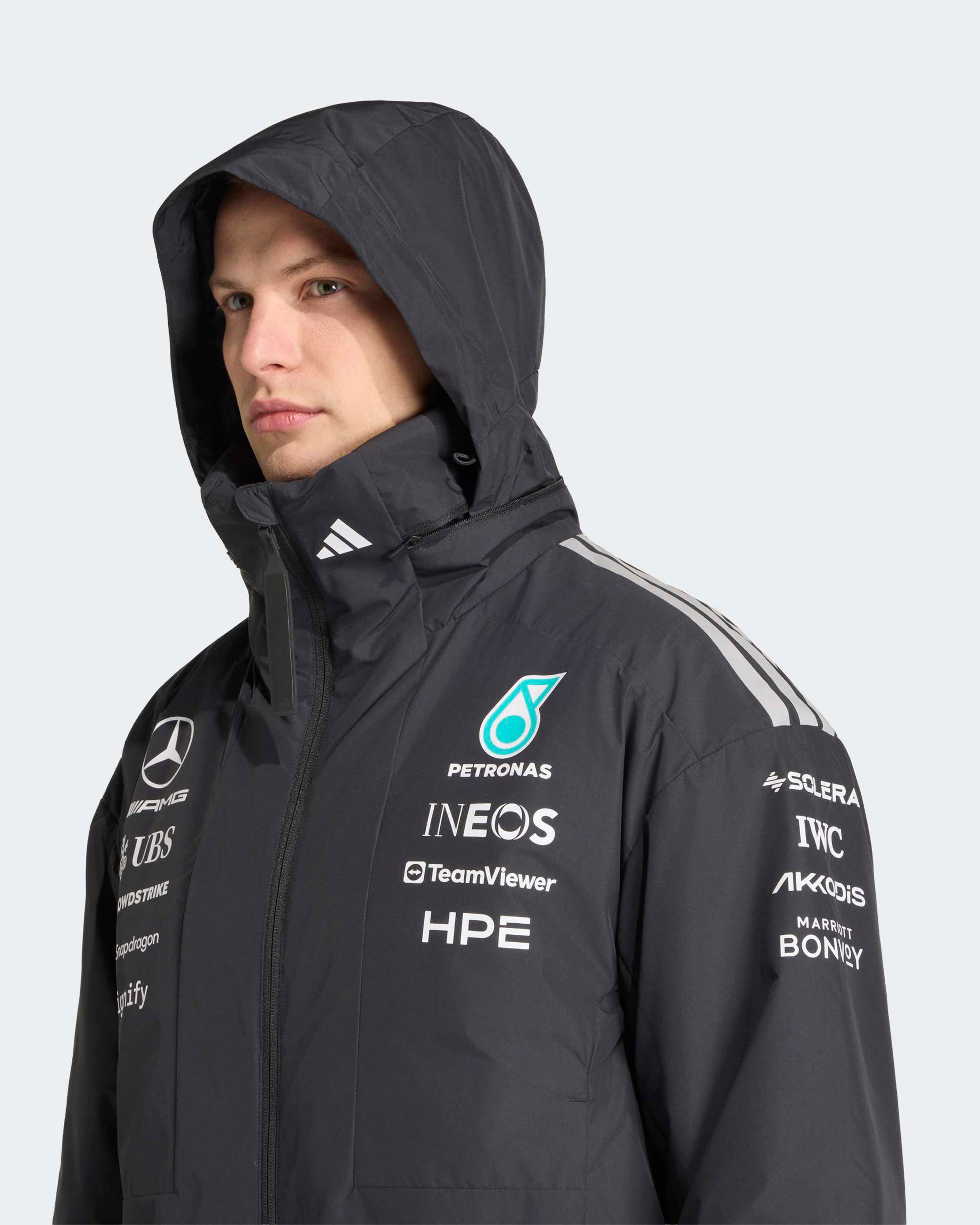 Men's 2026 Team Jacket - Black | Mercedes-AMG PETRONAS F1 Team