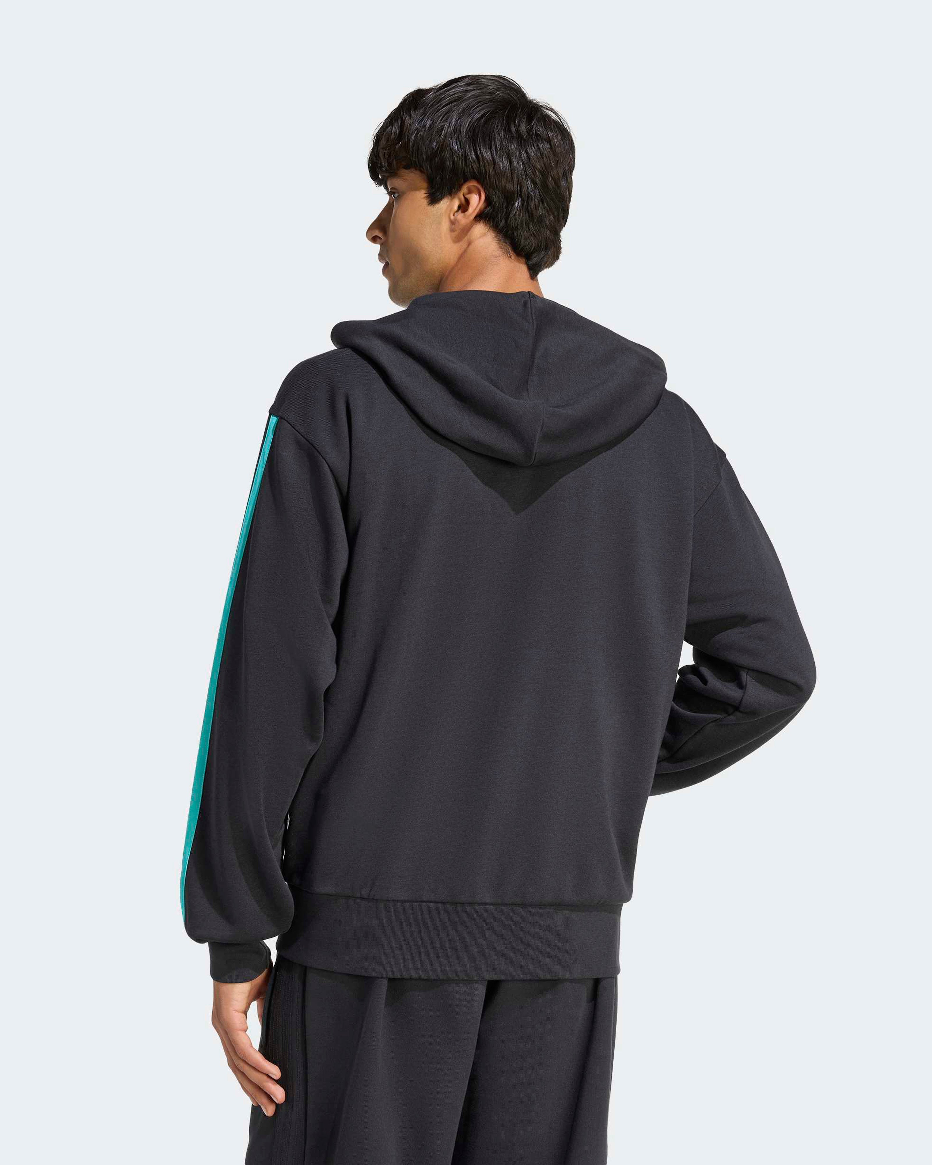 2026 Men's DNA Full-Zip Hoody Black | Mercedes-AMG PETRONAS F1