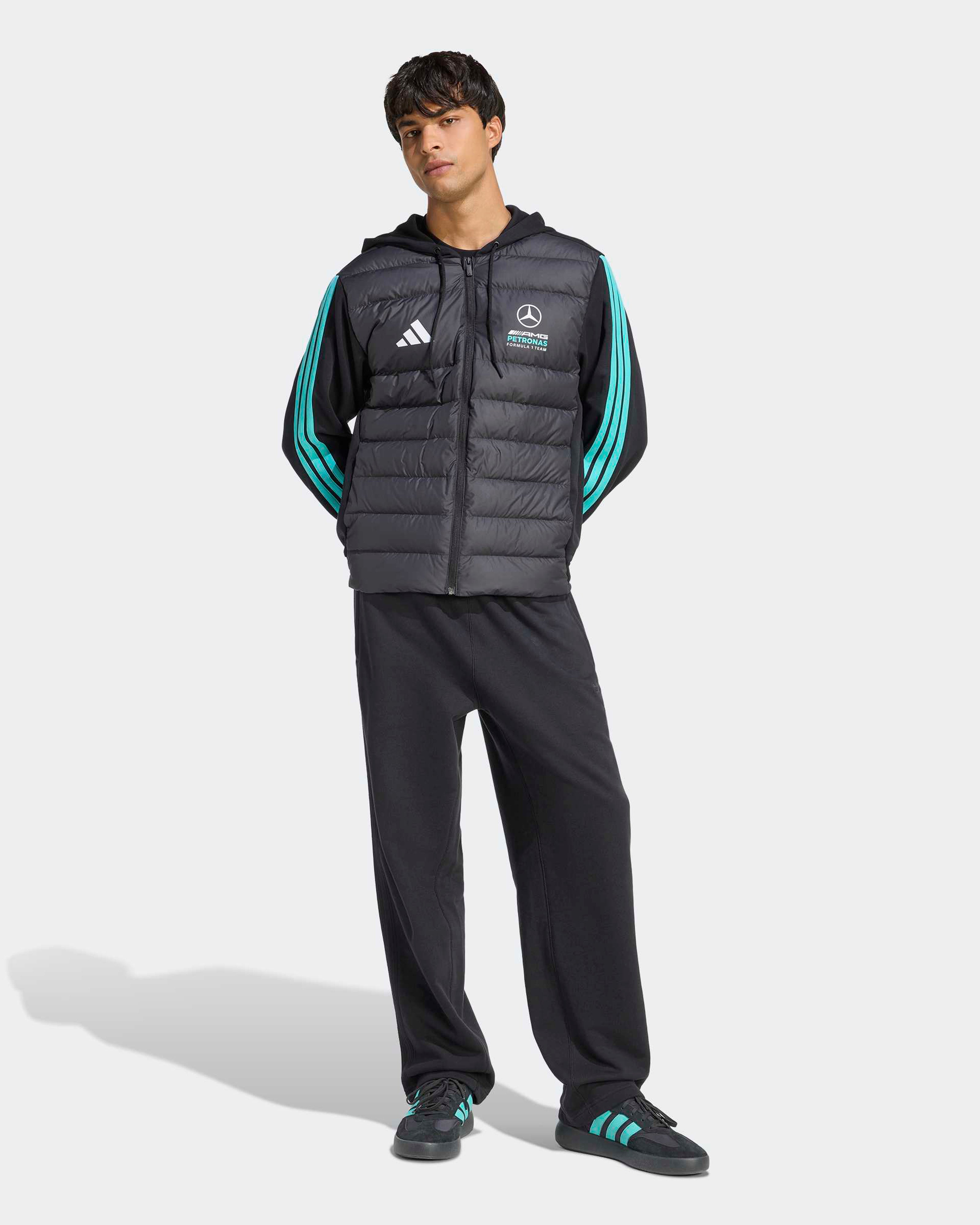 Mens DNA Puffer Jacket Black