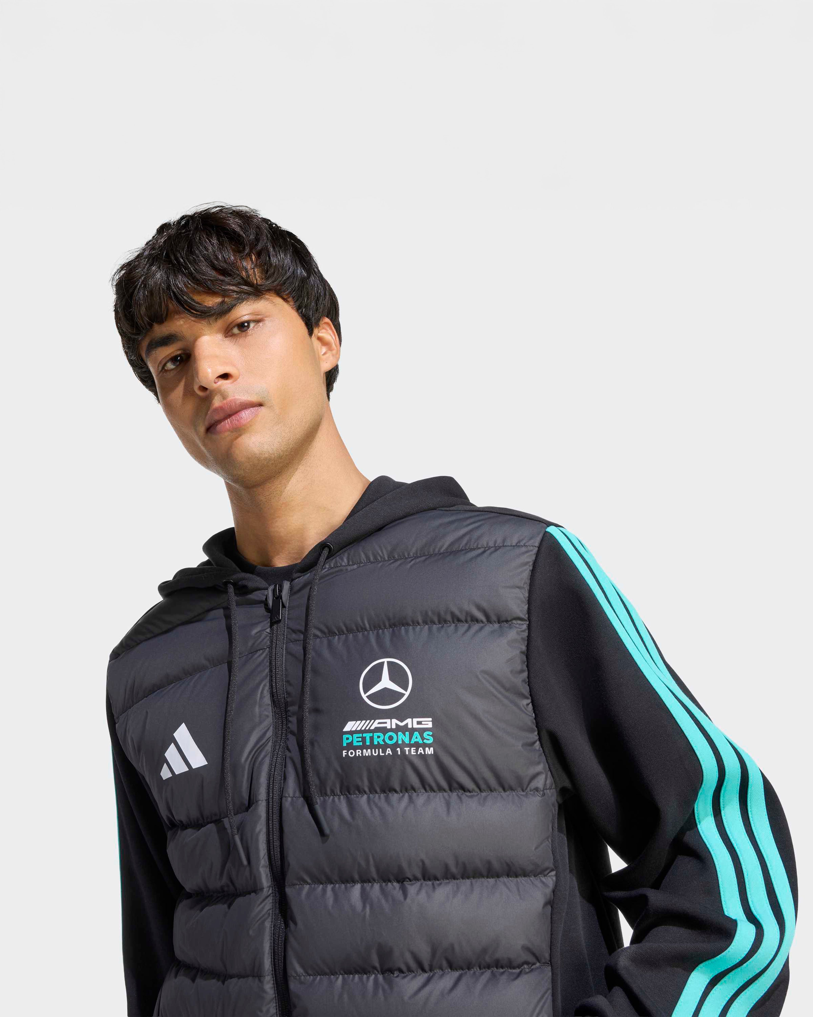 Mens DNA Puffer Jacket Black