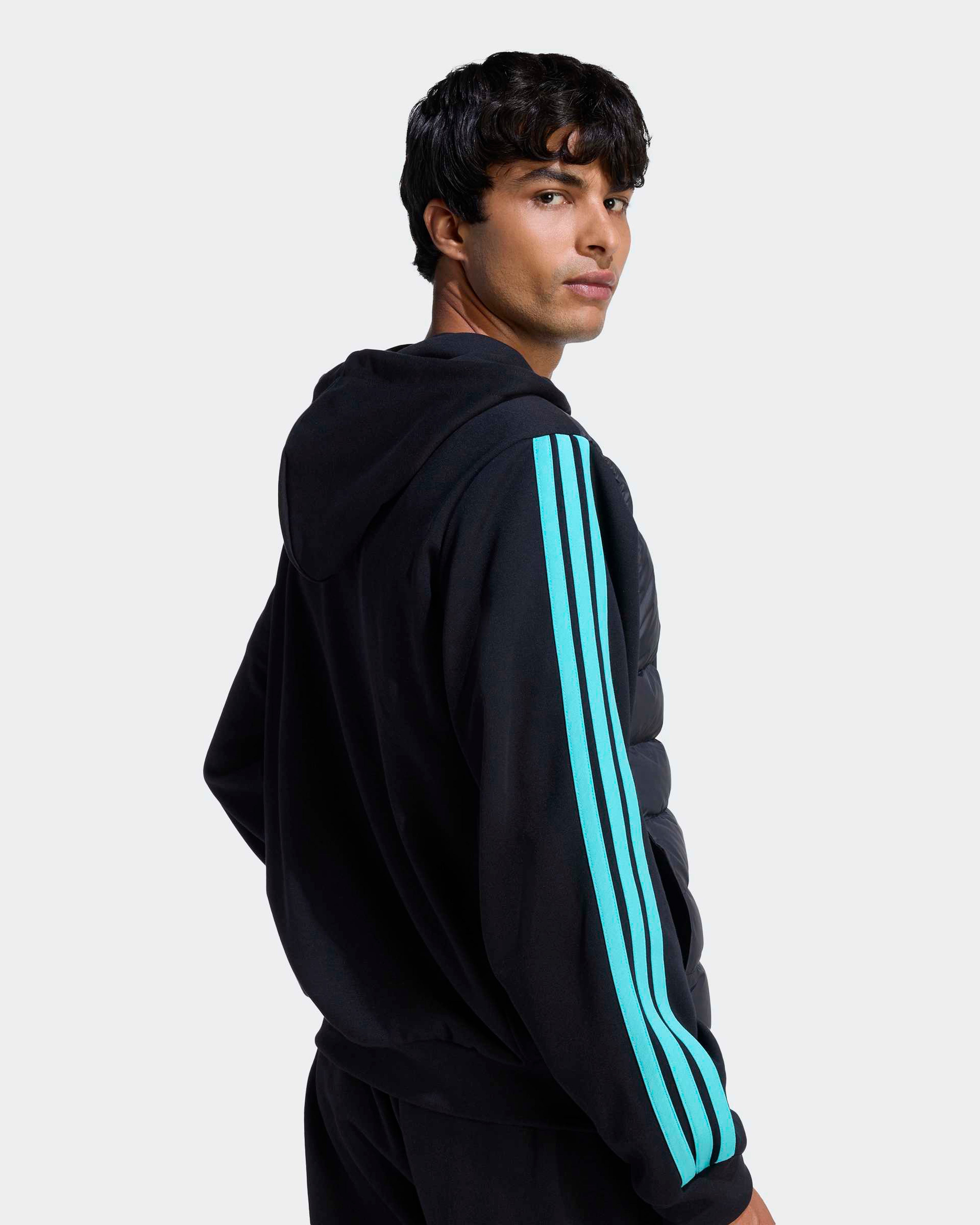 Mens DNA Puffer Jacket Black