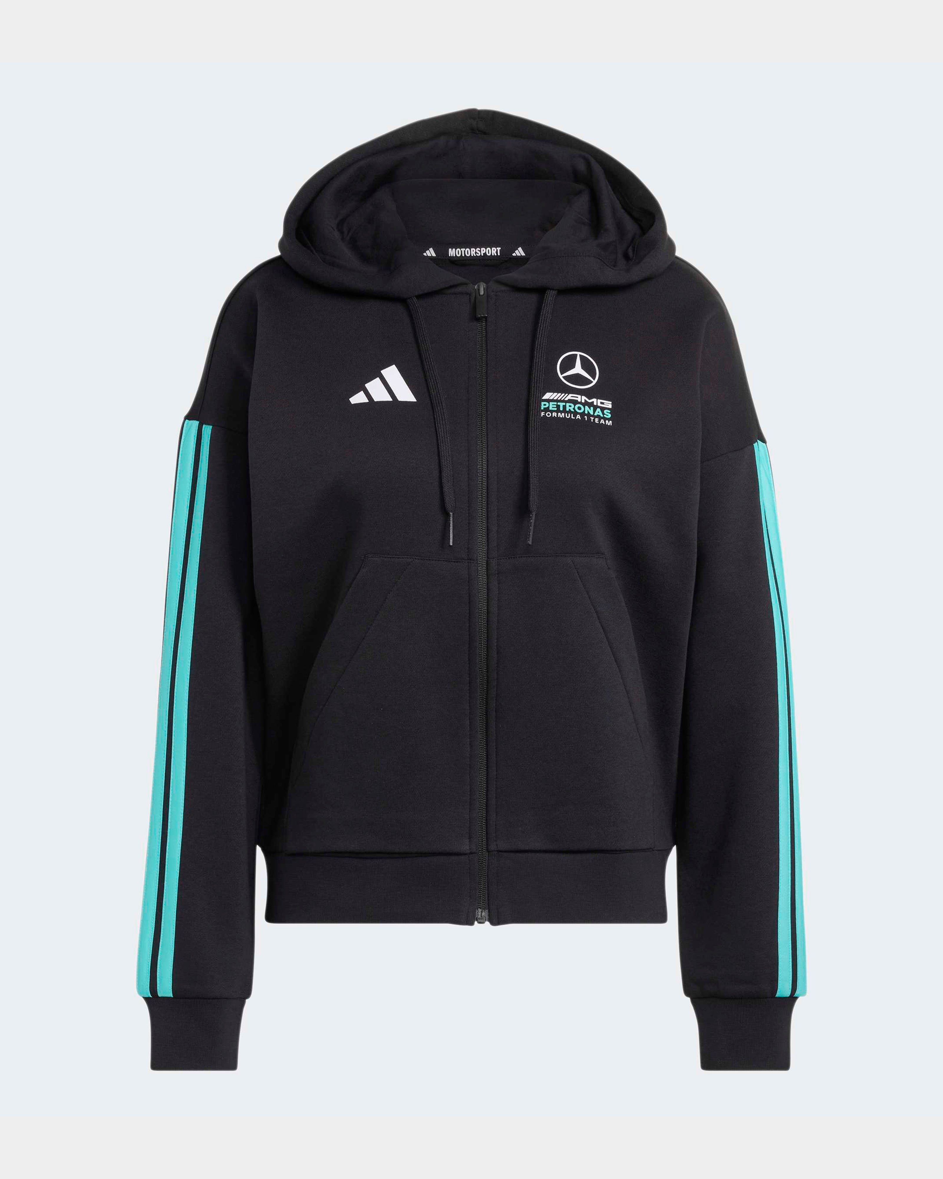 2026 Women's DNA Full-Zip Hoody - Black | Mercedes-AMG PETRONAS F1