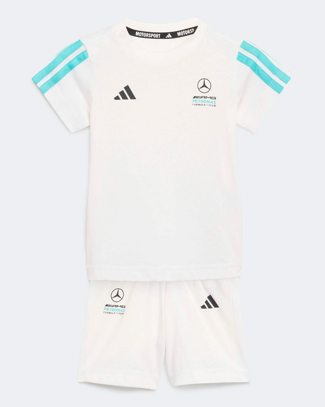 Kids DNA Short-Sleeve Pants White