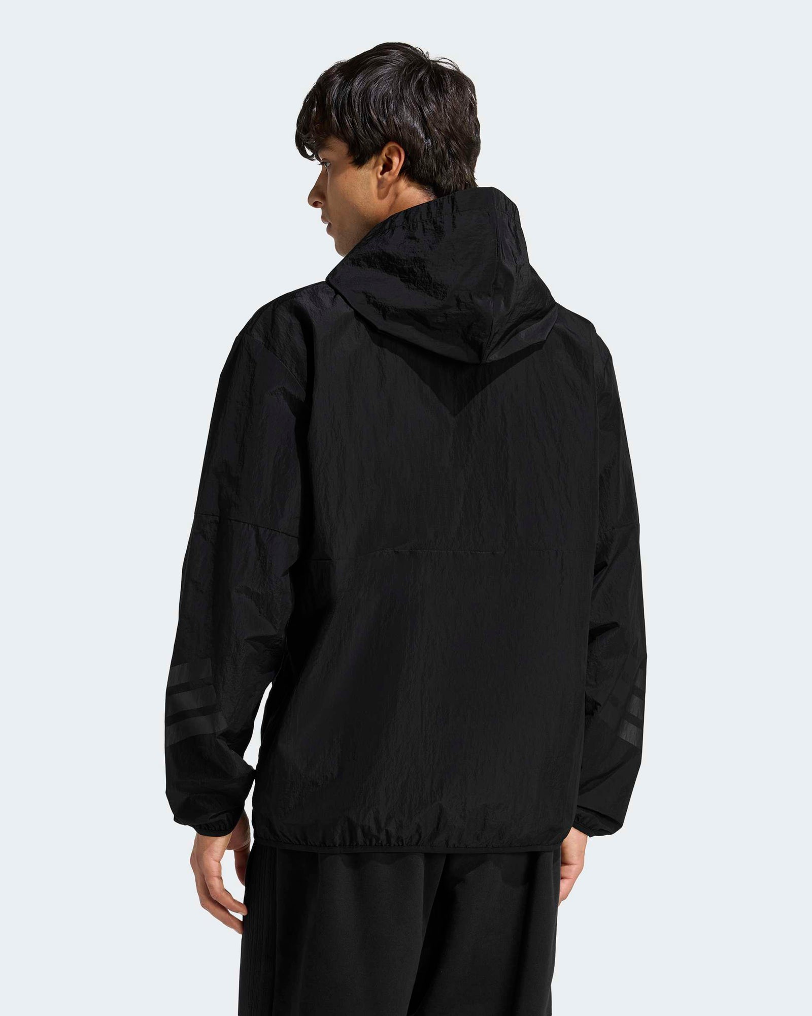 Mens Lights Out Windbreaker Black