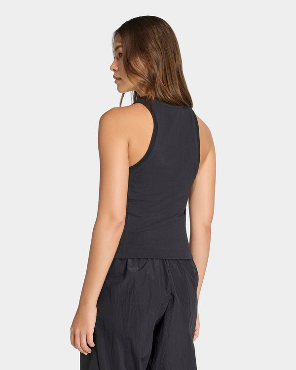 Womens Lights Out Tank Top Black