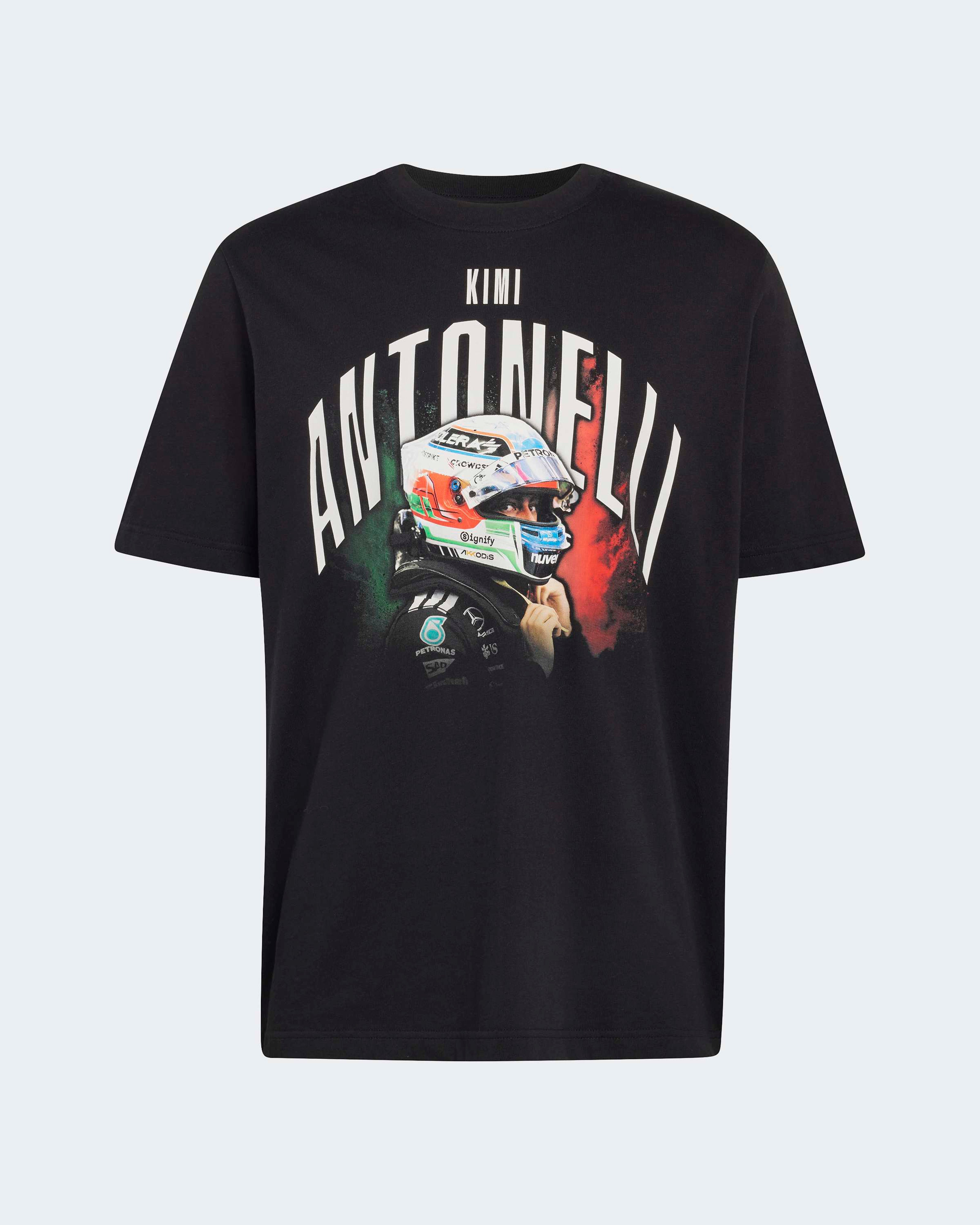 Mens Kimi Antonelli Graphic T-shirt Black