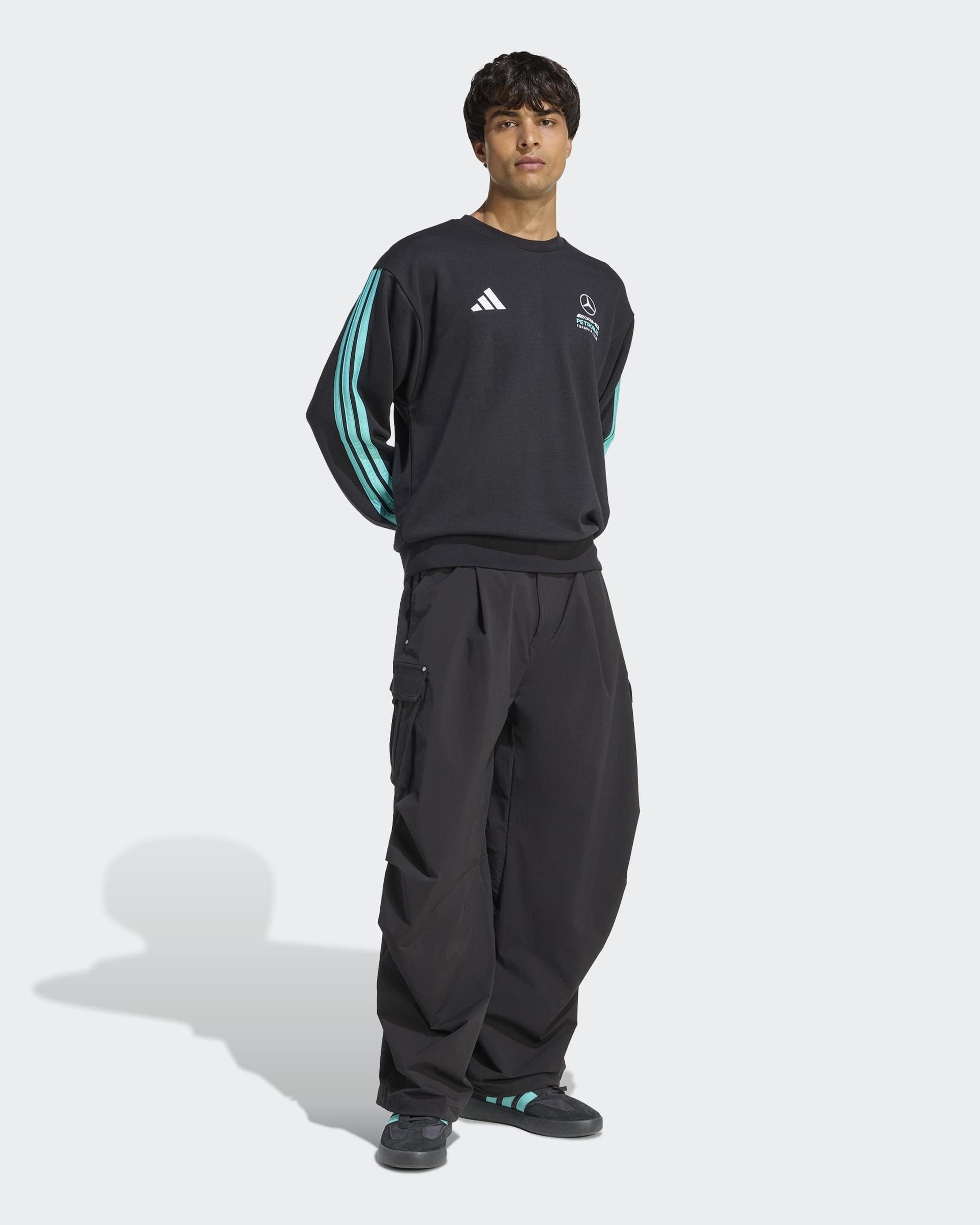 Mens DNA Sweat Top Black