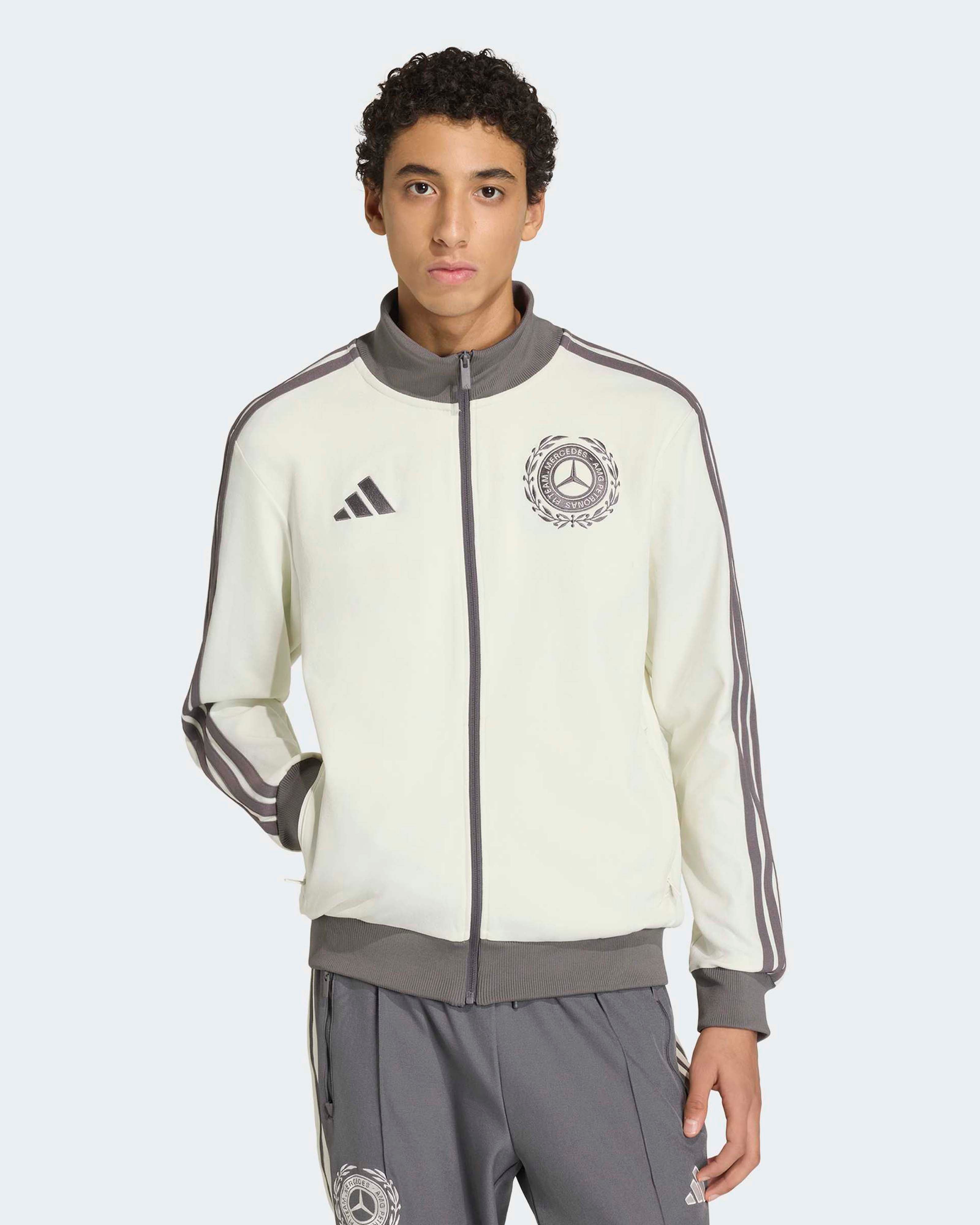 Mens Silver Arrows Icon Track Top Off White