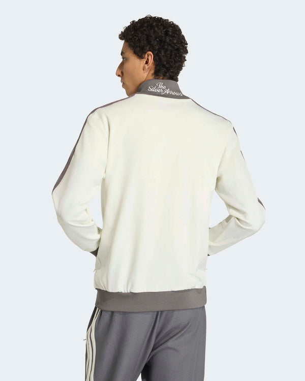 Mens Silver Arrows Icon Track Top Off White