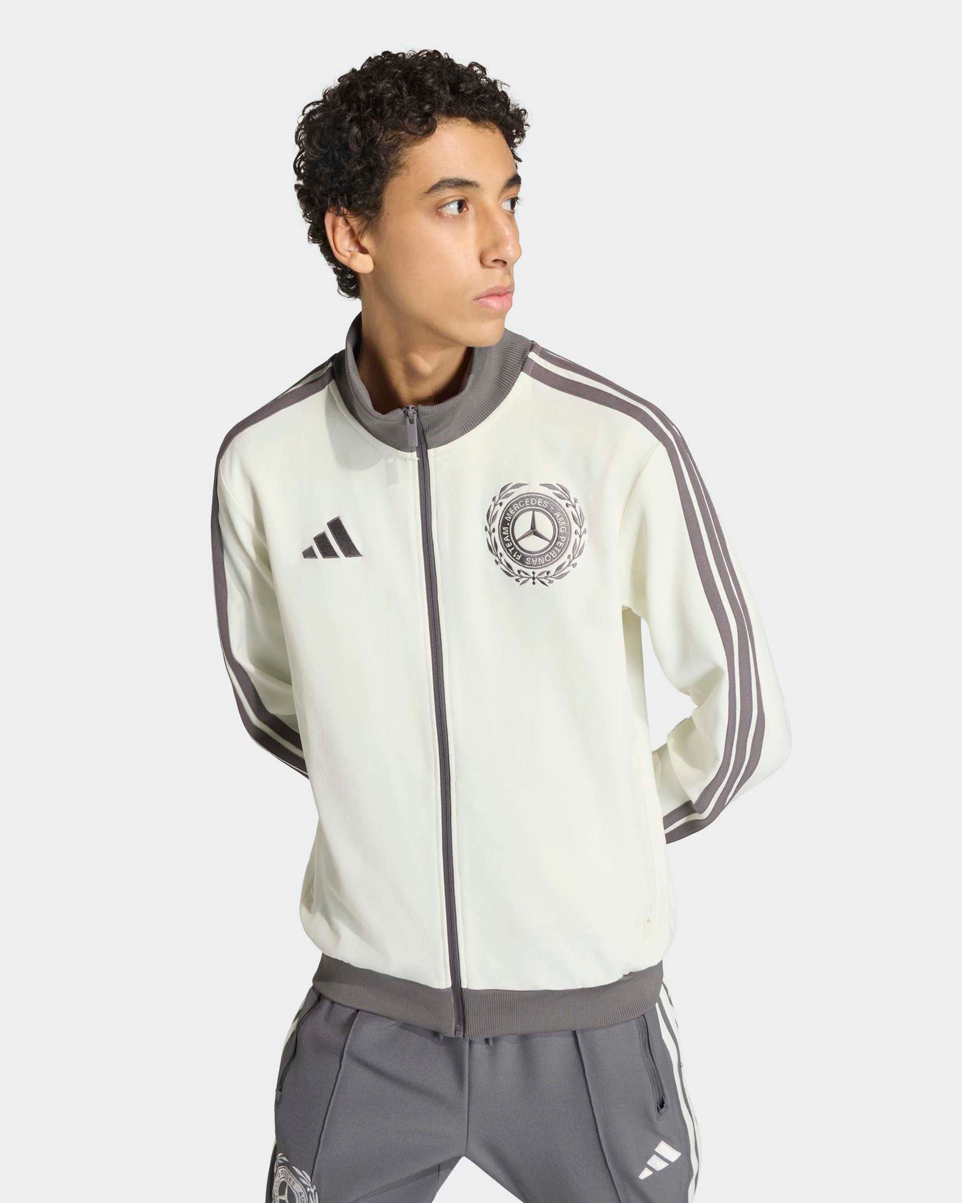 Mens Silver Arrows Icon Track Top Off White