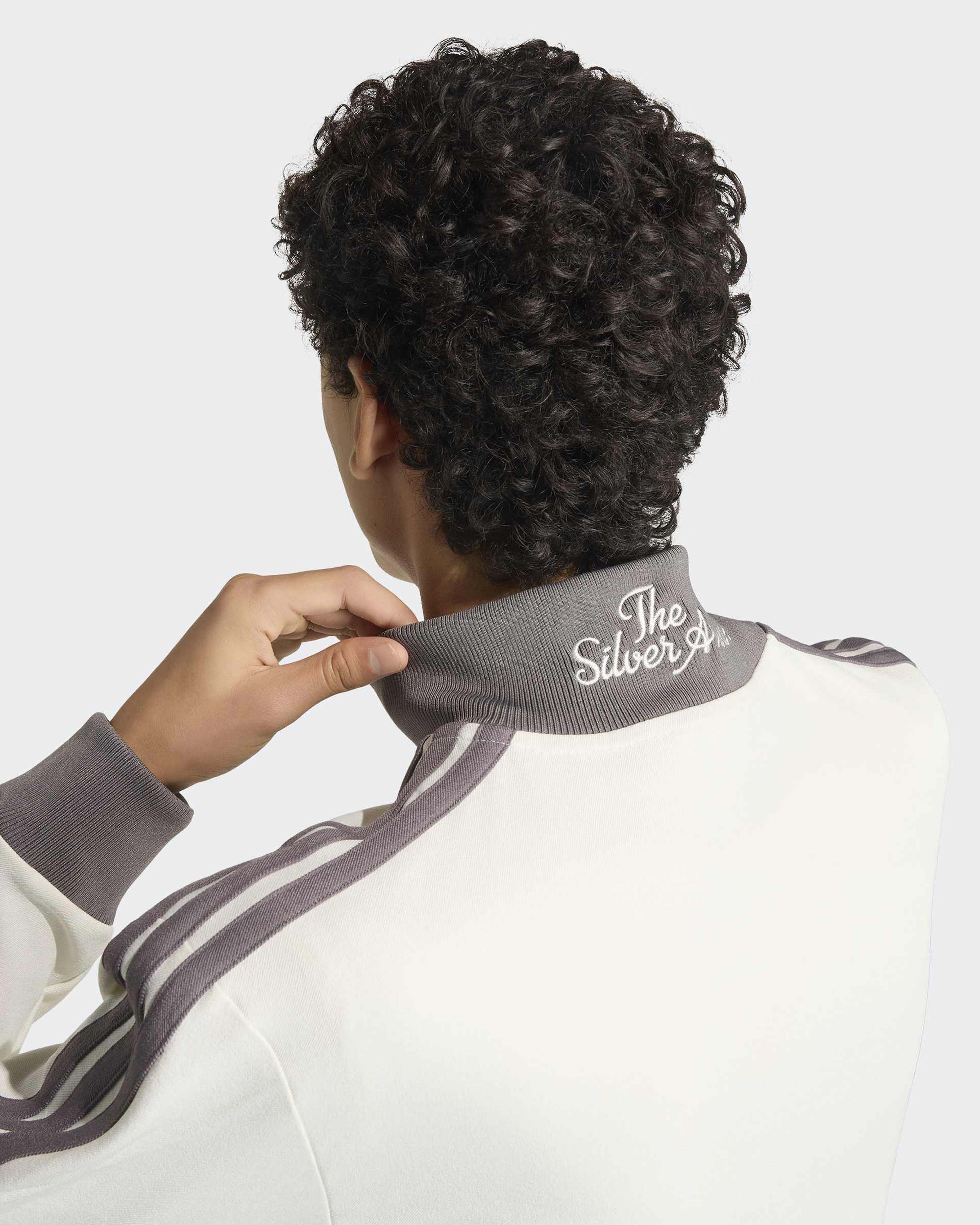 Mens Silver Arrows Icon Track Top Off White