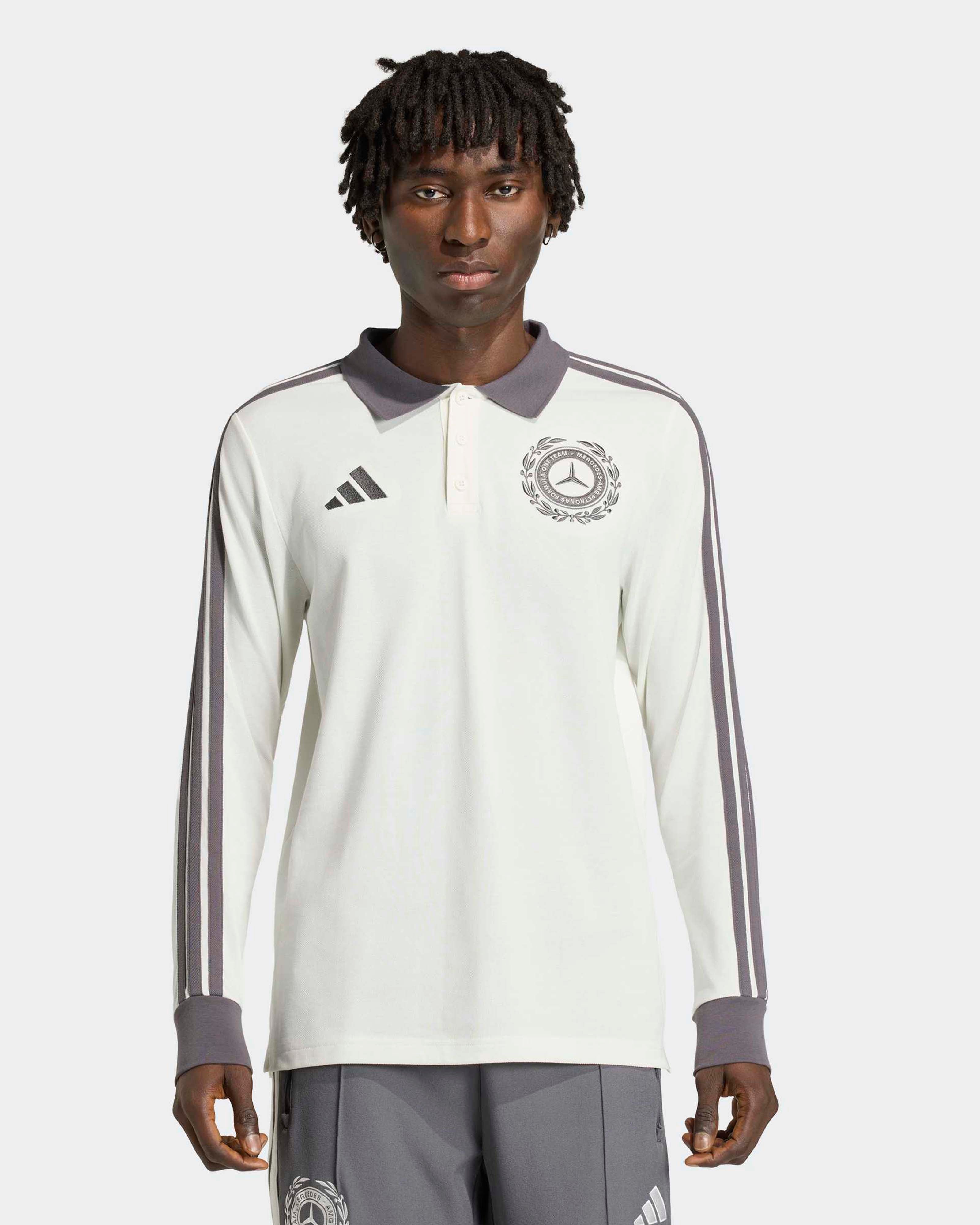 2026 Men's Silver Arrows Icon Polo - Off White | Mercedes-AMG