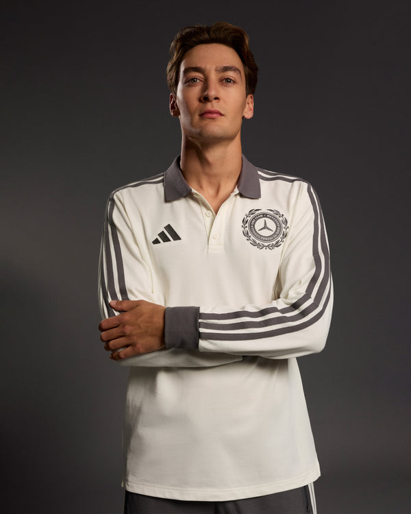 Mens Silver Arrows Icon Polo Off White