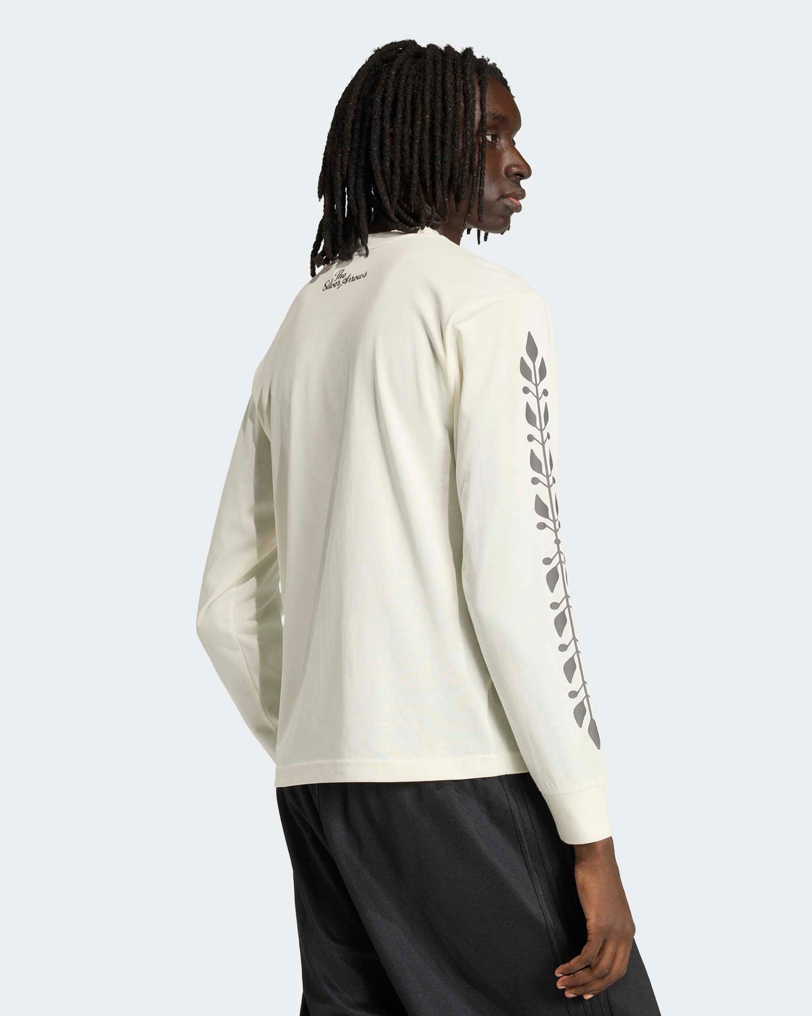 Mens Silver Arrows Heritage Long-Sleeve T-shirt Off White