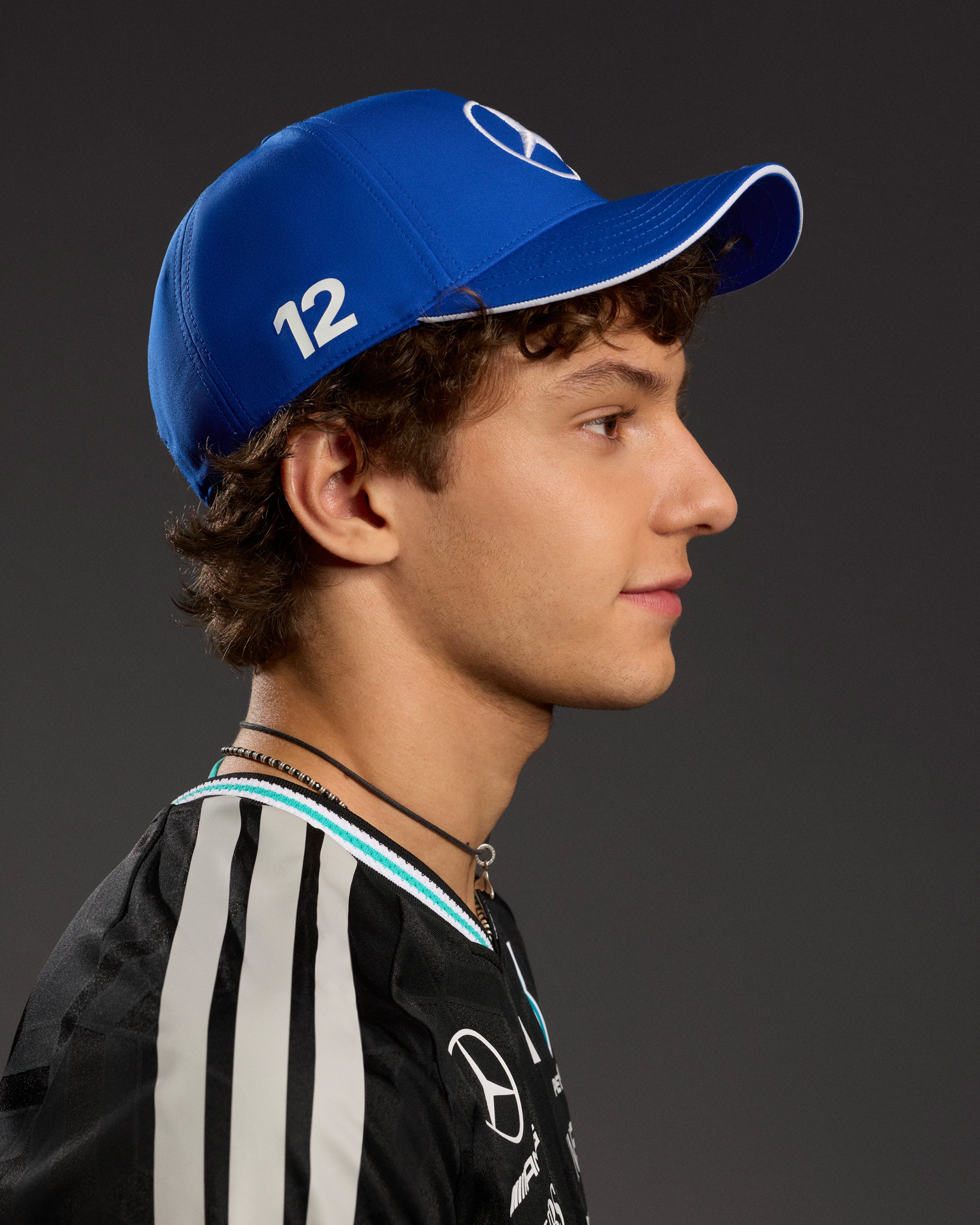 Mercedes-AMG PETRONAS F1 Team Kimi Antonelli #12 Cap - Blue (2026