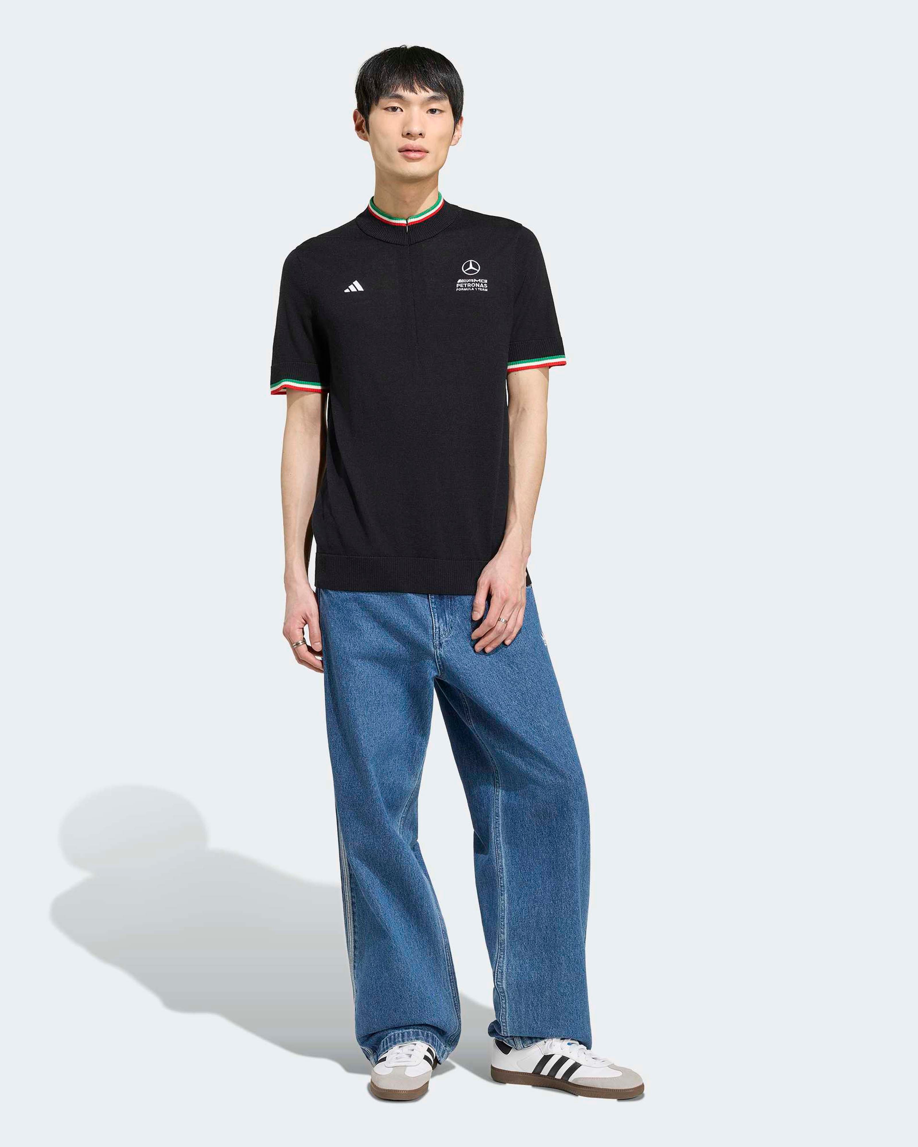 Mens Giro Di Mercedes Merino Top Team Black