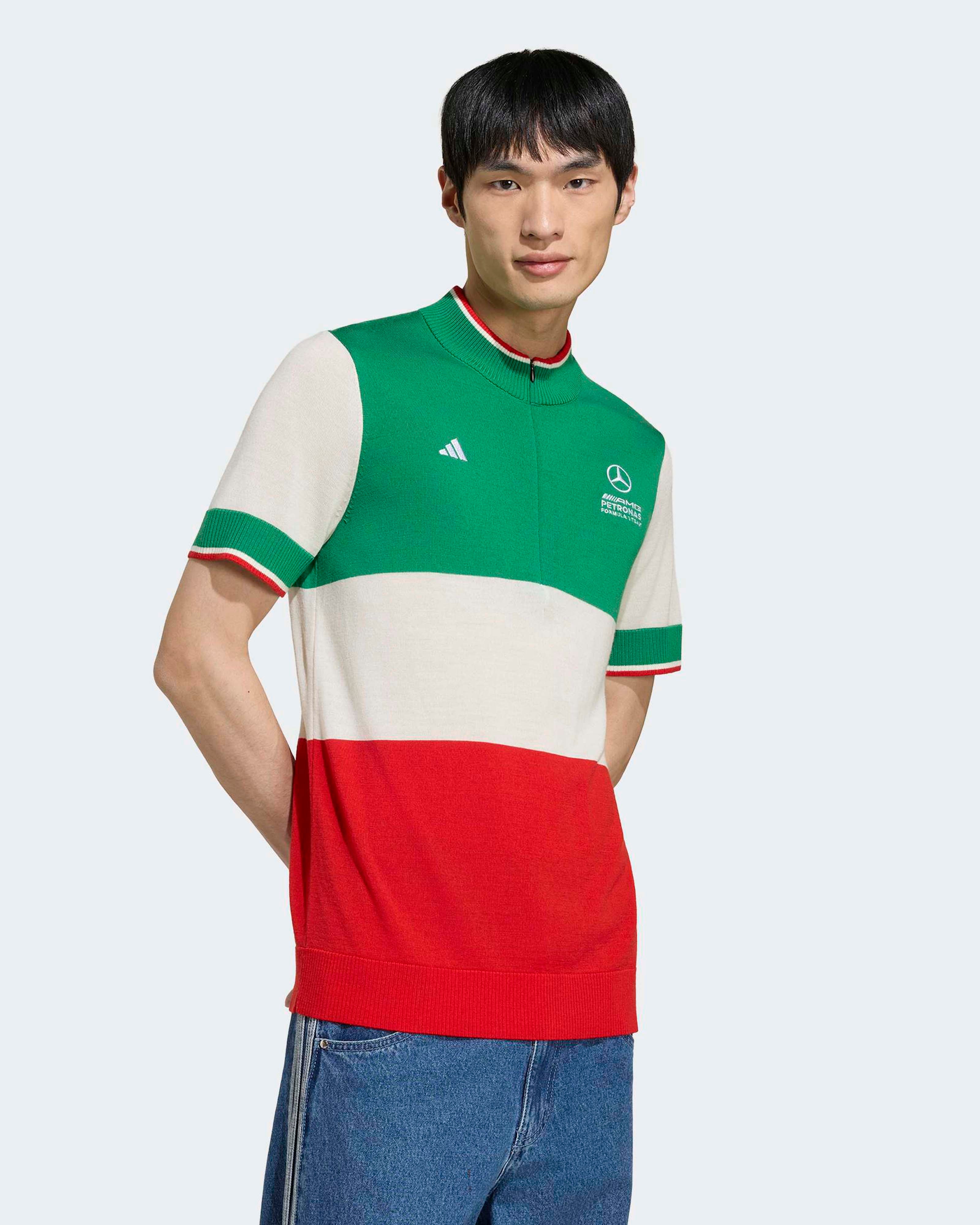 Mens Giro Di Mercedes Merino Top Italy Green
