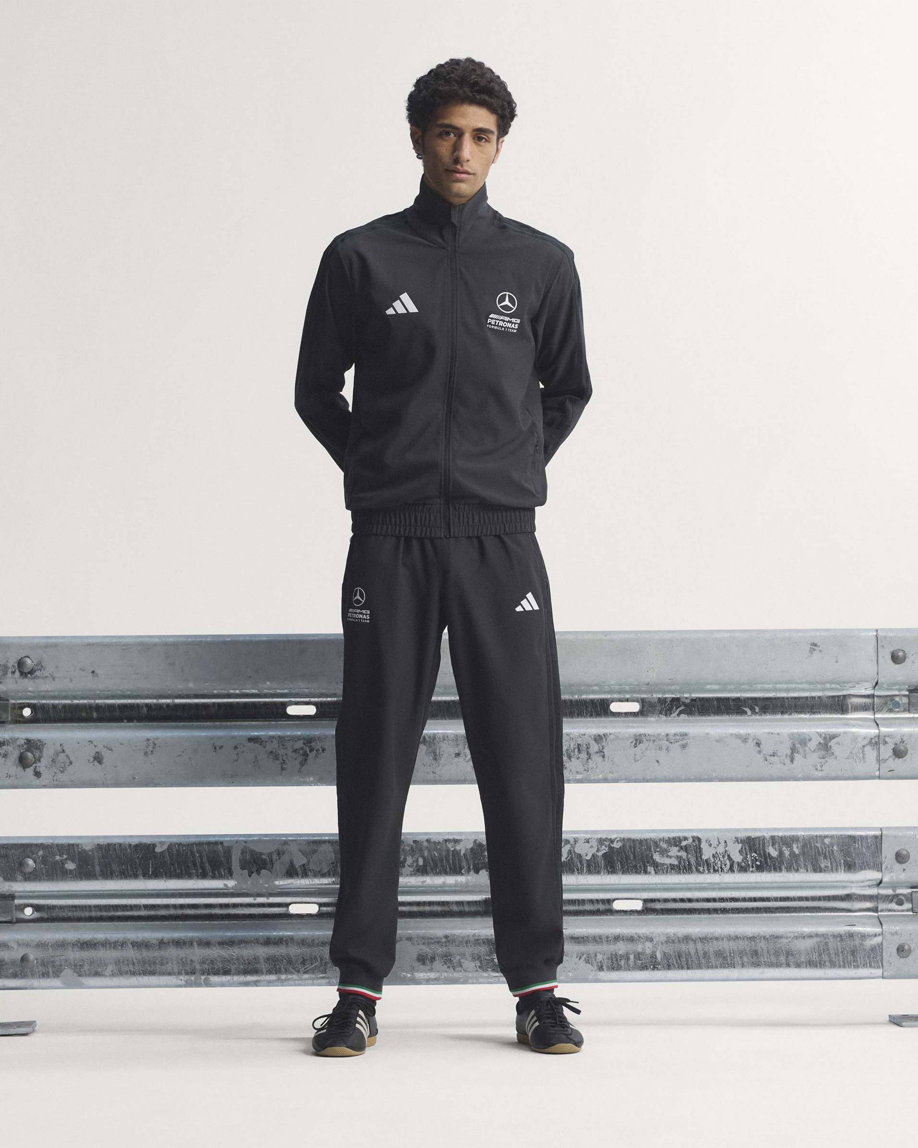 Mens Giro Di Mercedes Track Top Black