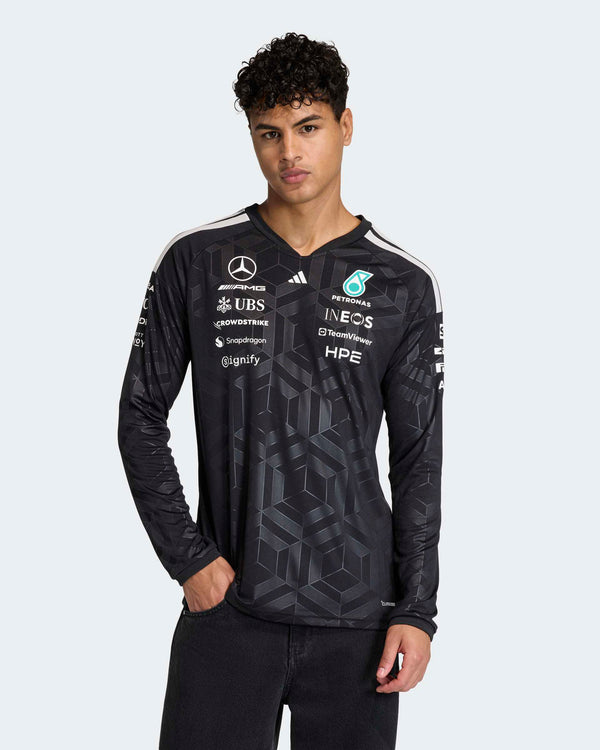 Mens 2026 Team Long-Sleeve Driver Tee Black