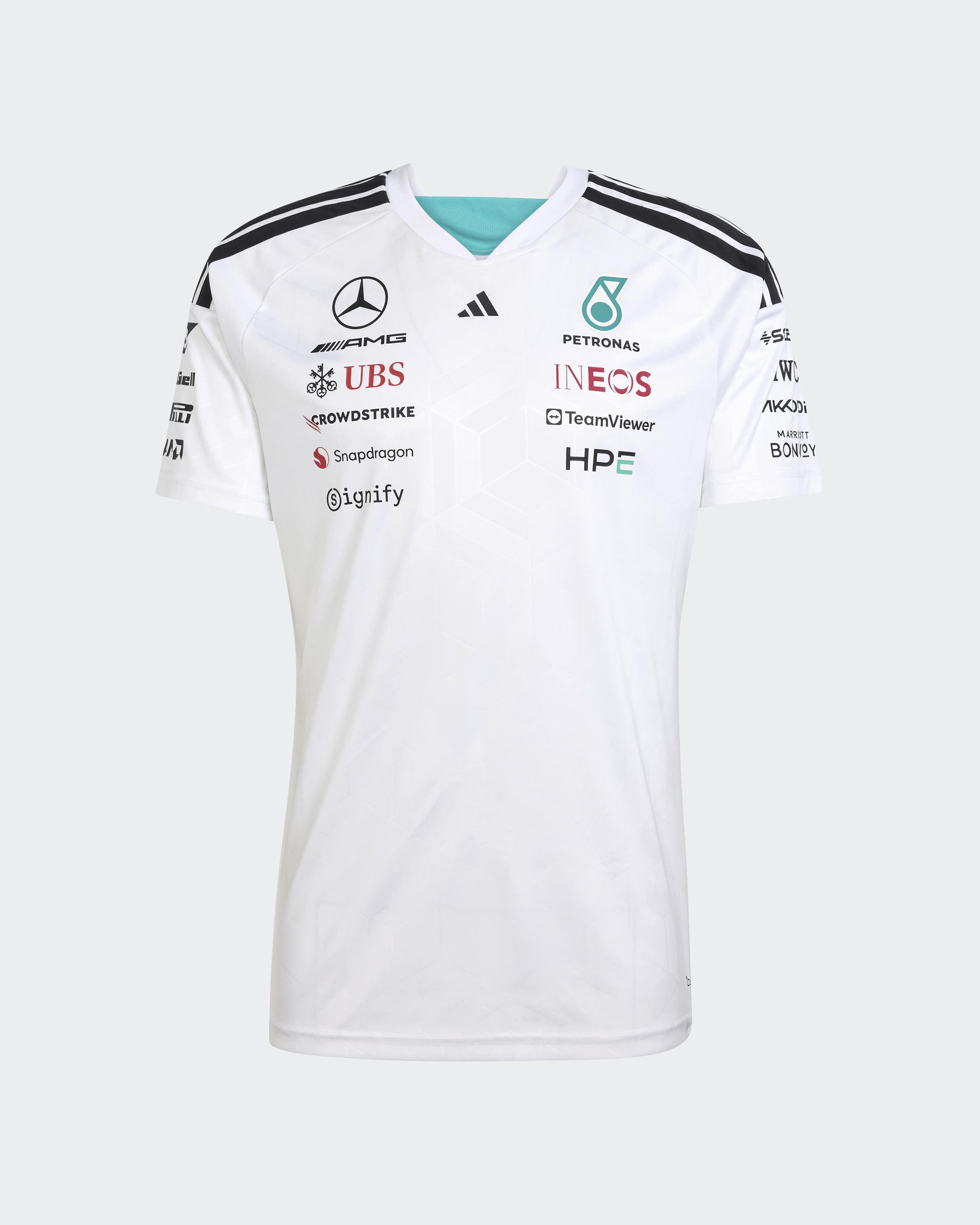 Mercedes-AMG PETRONAS F1 Team Mens 2026 Team Driver Tee - White