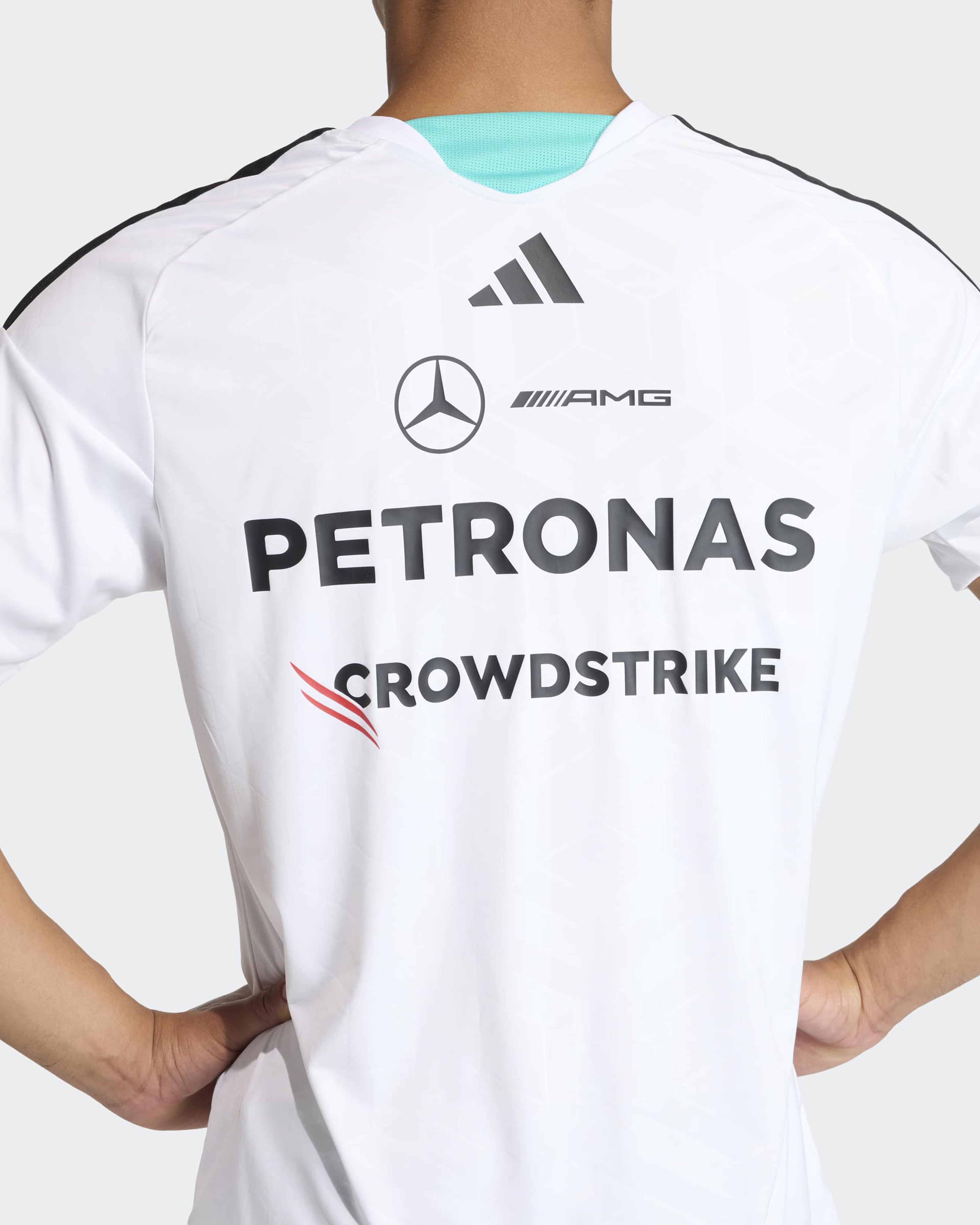 Mercedes-AMG PETRONAS F1 Team Mens 2026 Team Driver Tee - White