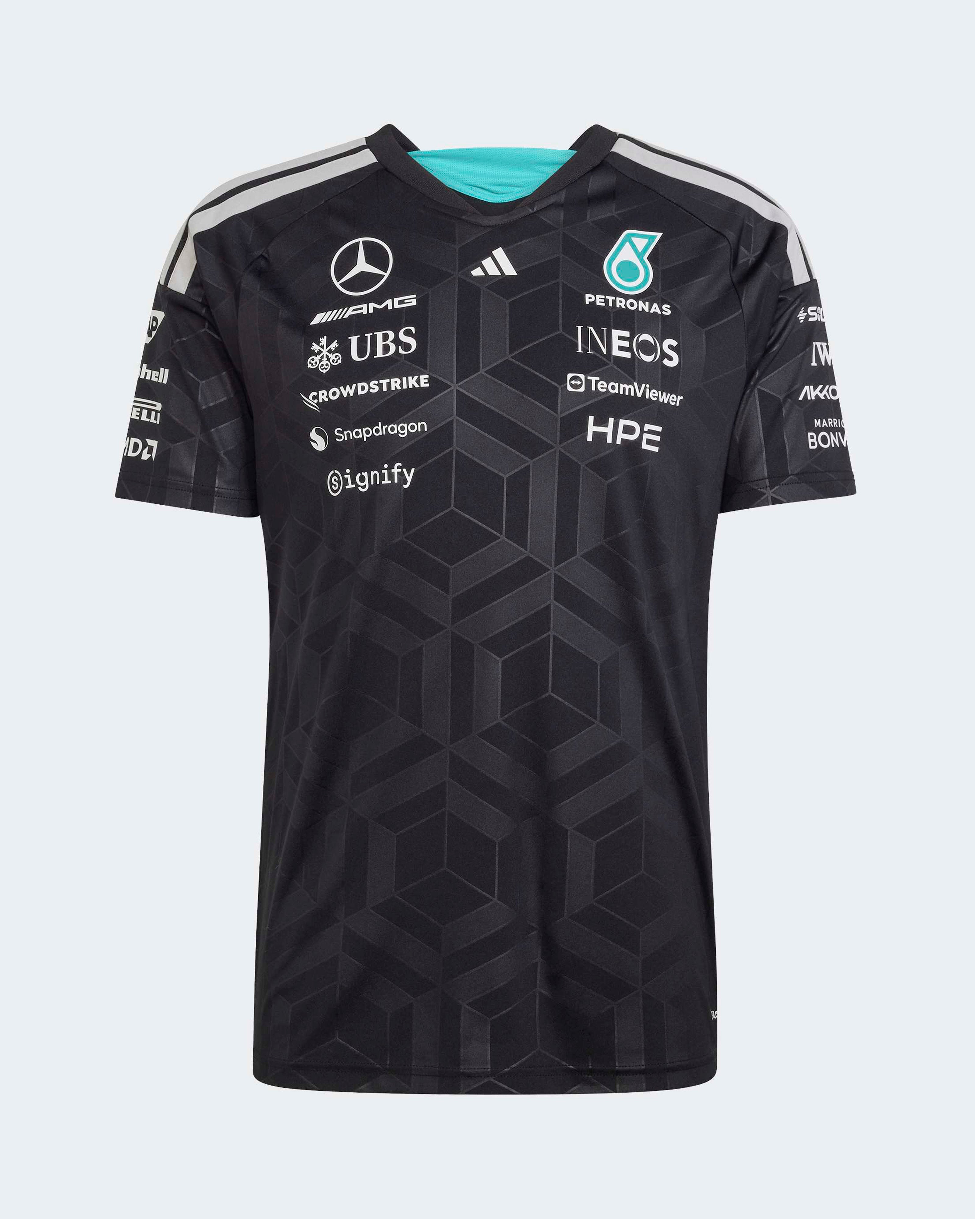 トップス Mercedes-Benz Petronas Formula One Team Men's 2026 Team Driver T-shirt - Black | Mercedes-AMG PETRONAS F1