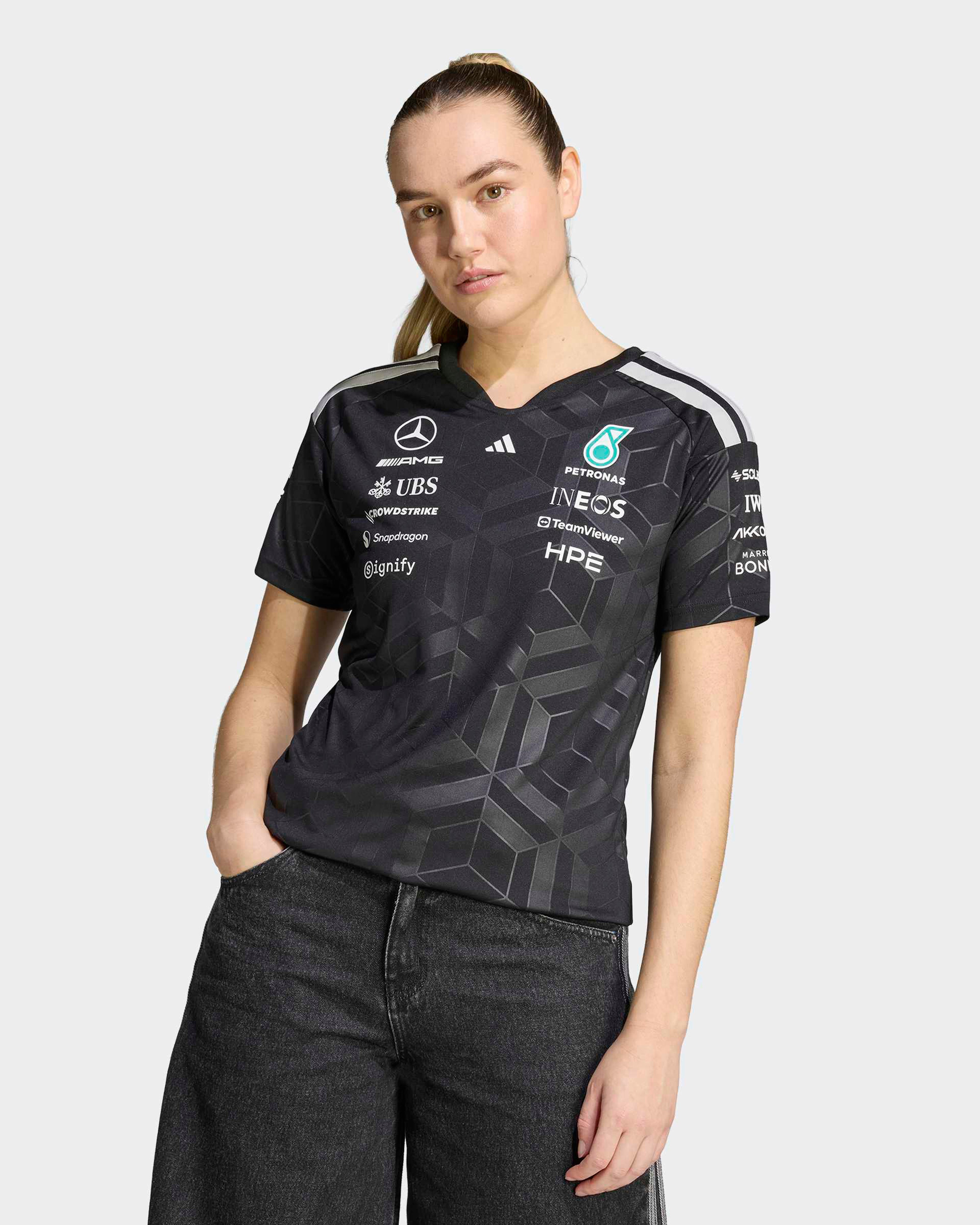 Womens 2026 Team Driver Tee Black