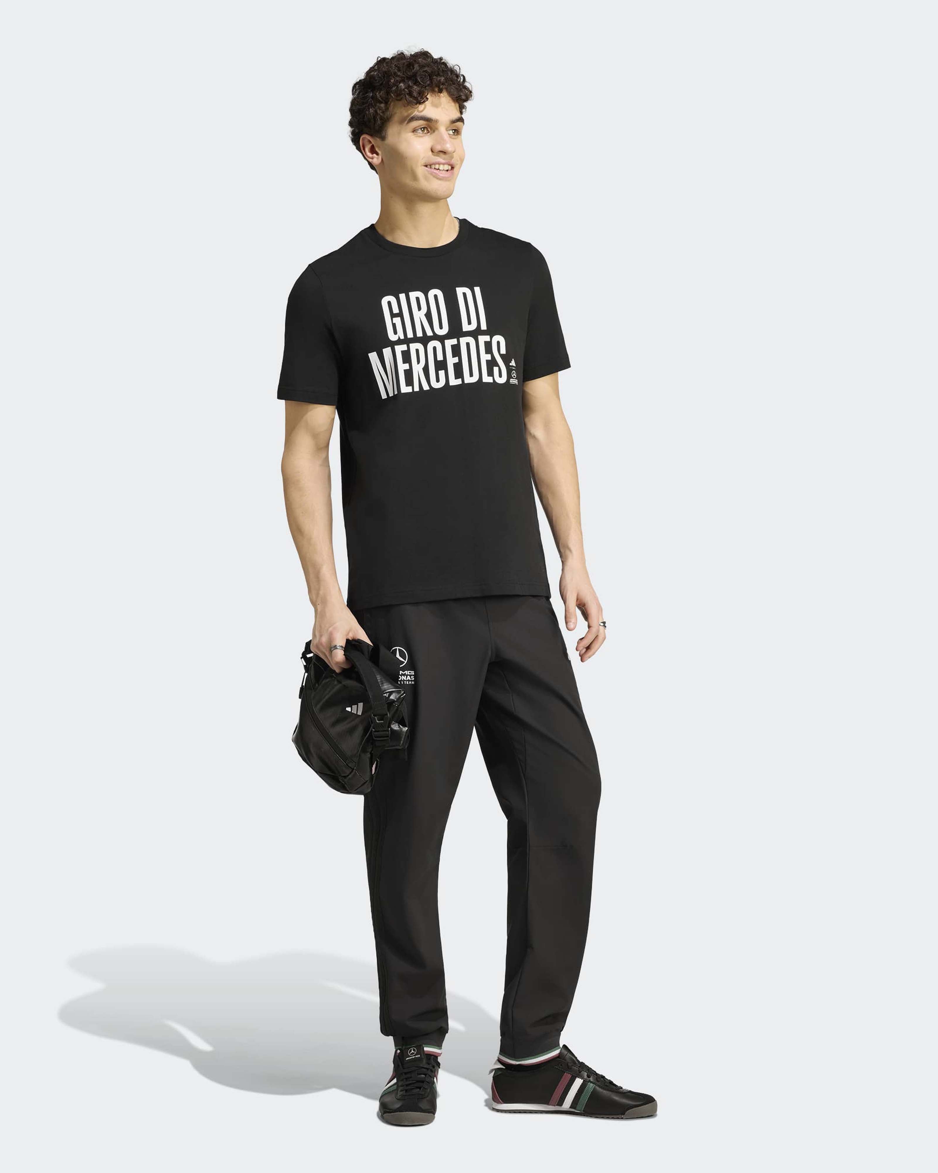 Mens Giro Di Mercedes Graphic T-shirt Black