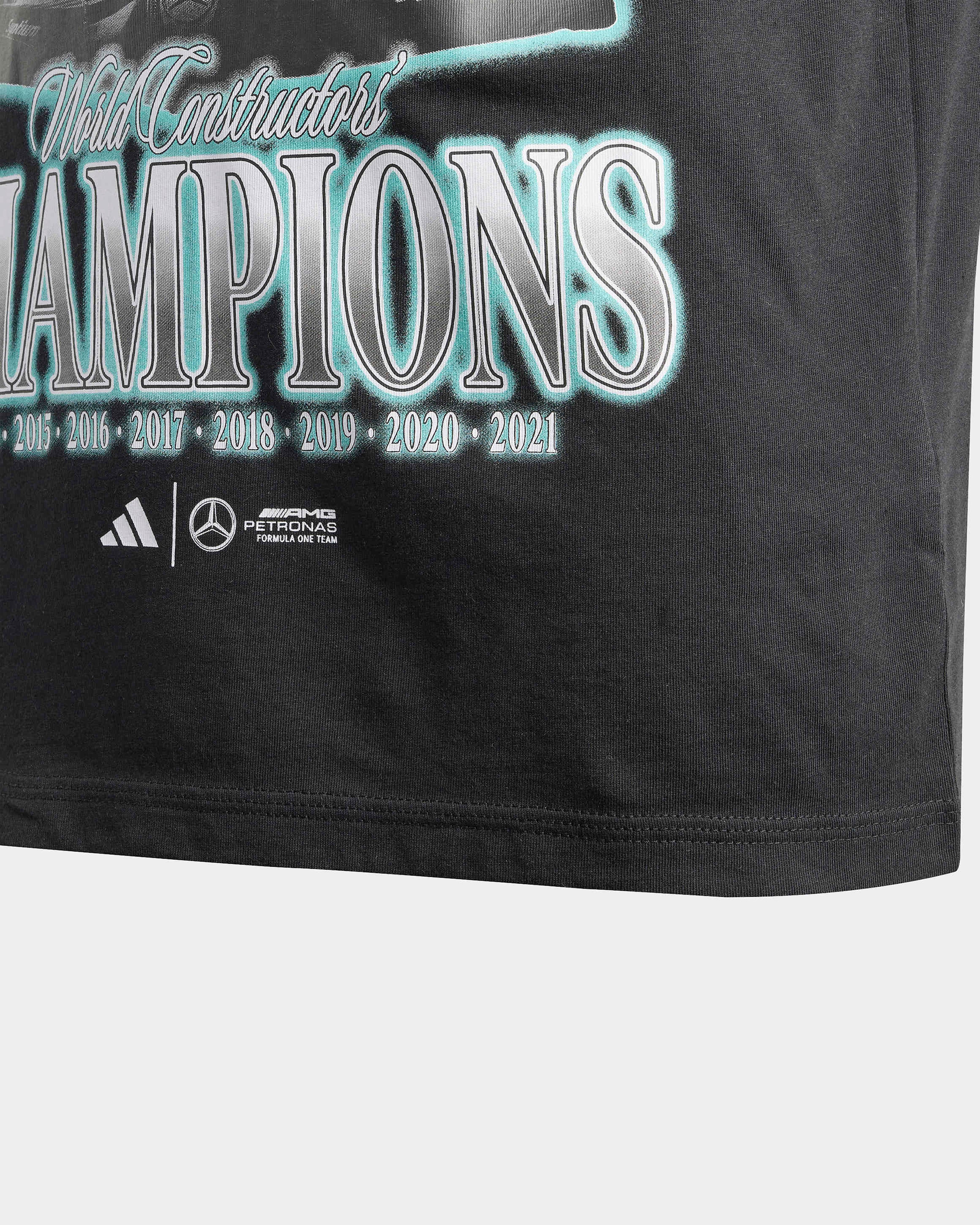 Mens Champions Graphic T-shirt Black | Official Mercedes-AMG
