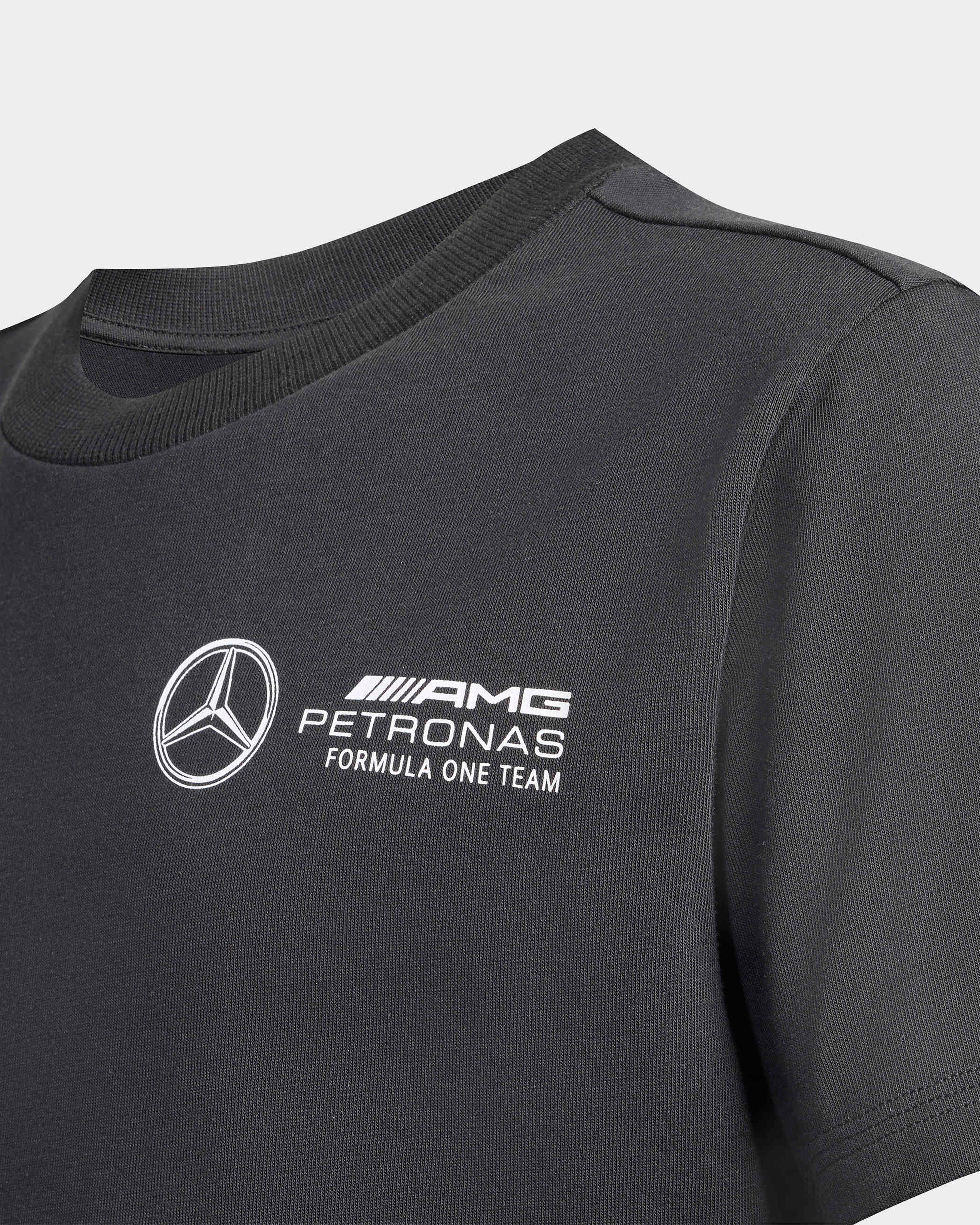 Mens World Tour Graphic T-shirt Black | Official Mercedes-AMG