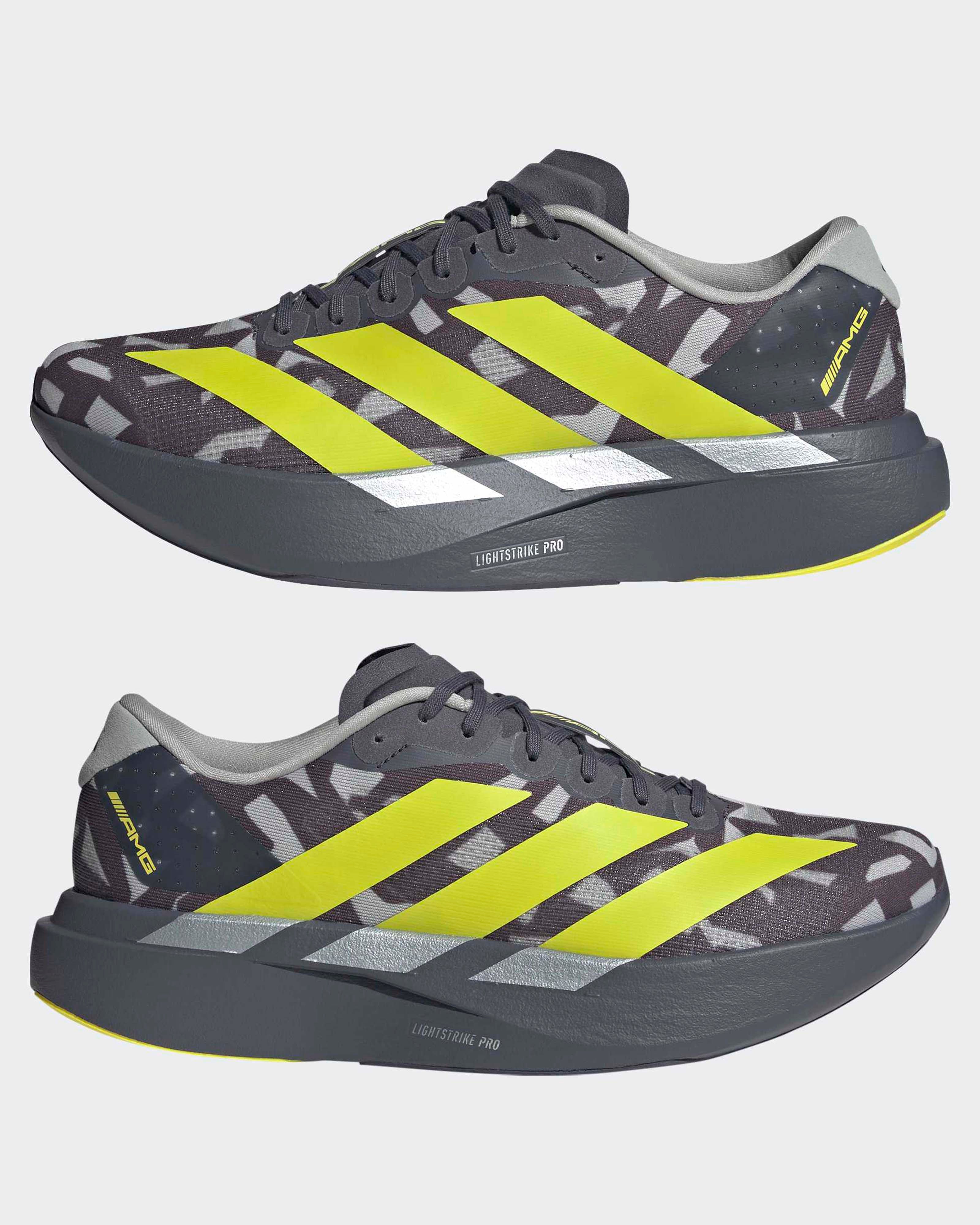 2026 Men's Adizero AMG Evo SL Shoes - Grey | Mercedes-AMG PETRONAS