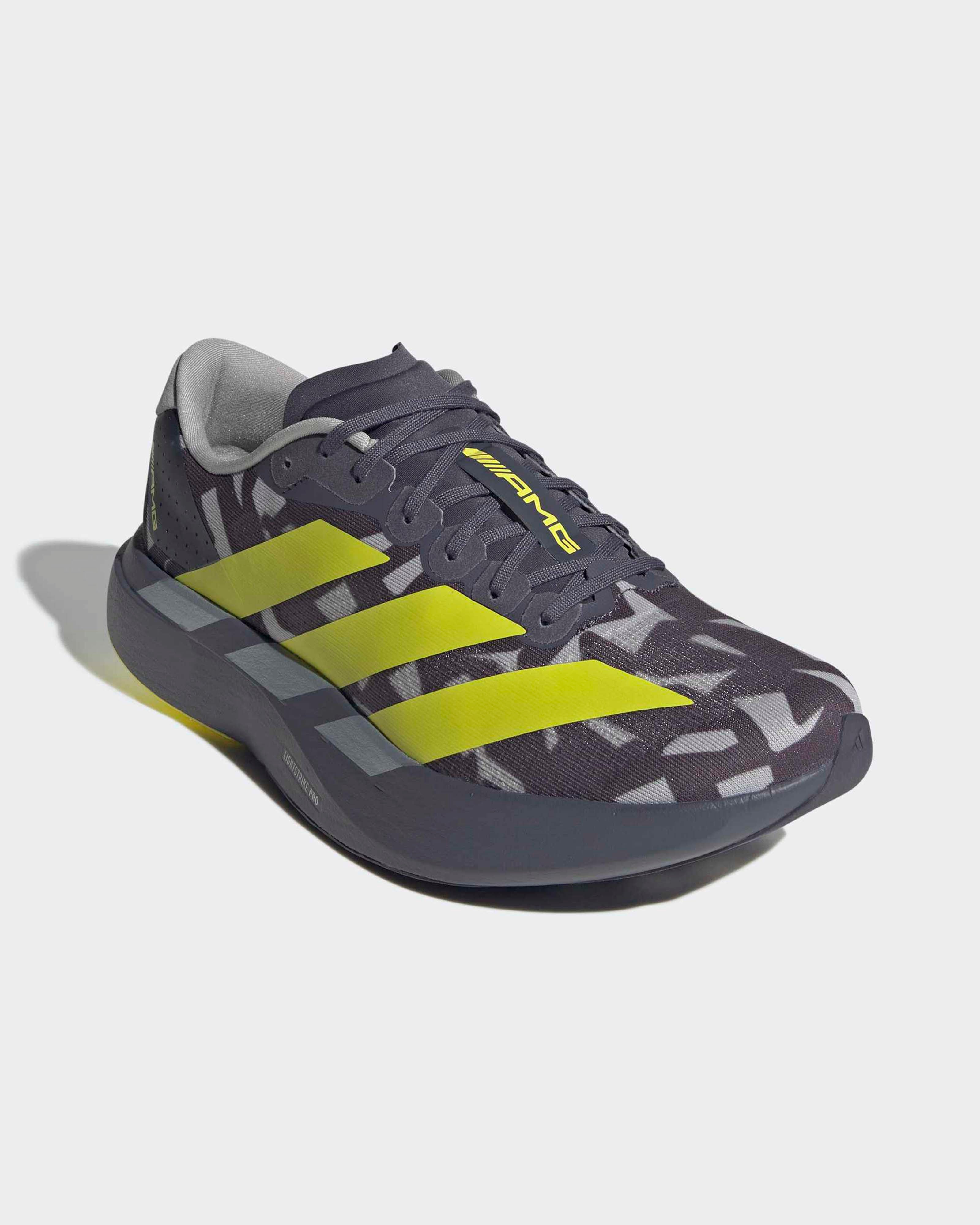 2026 Men's Adizero AMG Evo SL Shoes - Grey | Mercedes-AMG PETRONAS