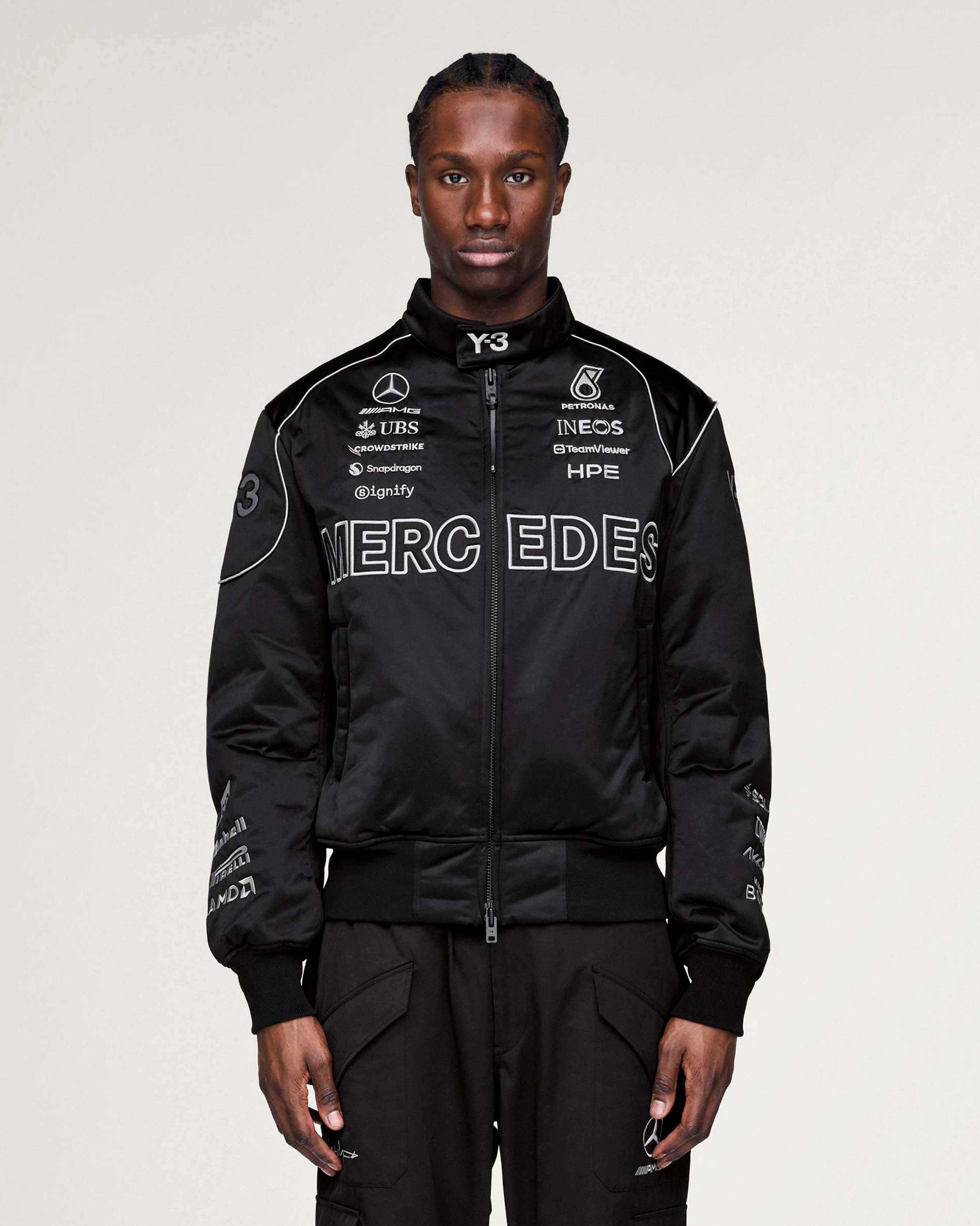 Mercedes-AMG PETRONAS F1 Team Y-3 Jacket - Black | Official 2026