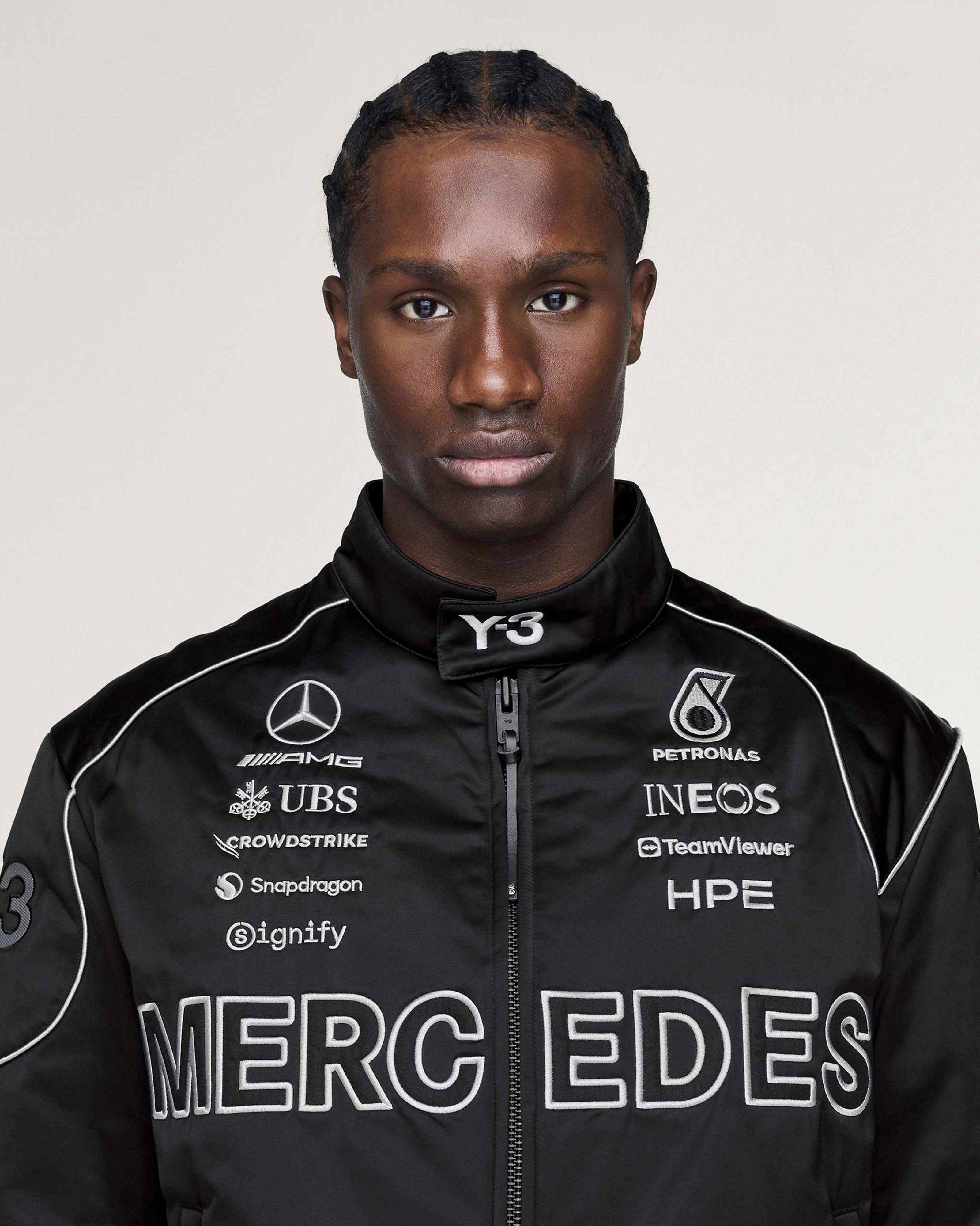 Mercedes-AMG PETRONAS F1 Team Y-3 Jacket - Black | Official 2026