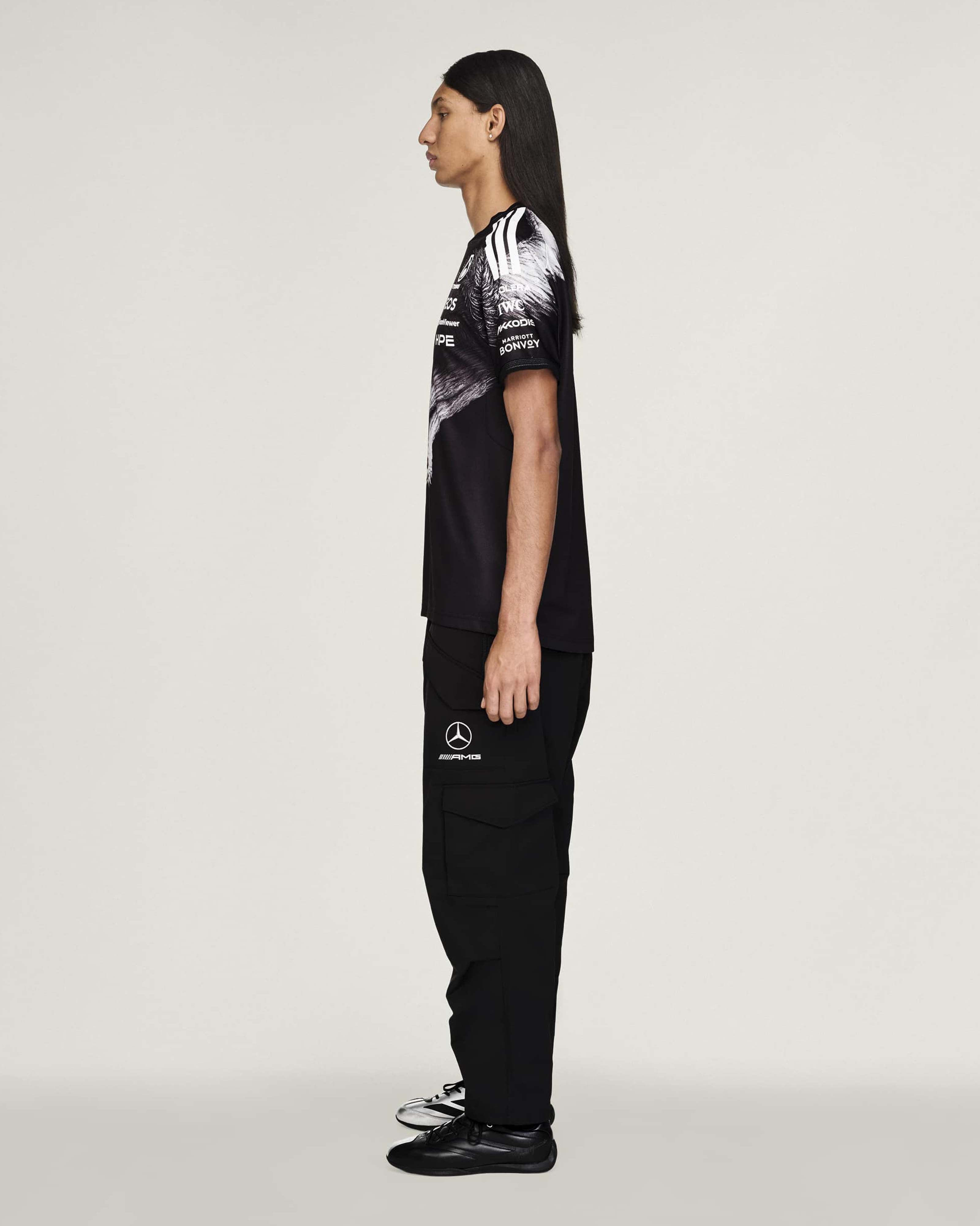 Y-3 Short-Sleeve Team Driver Tee Black