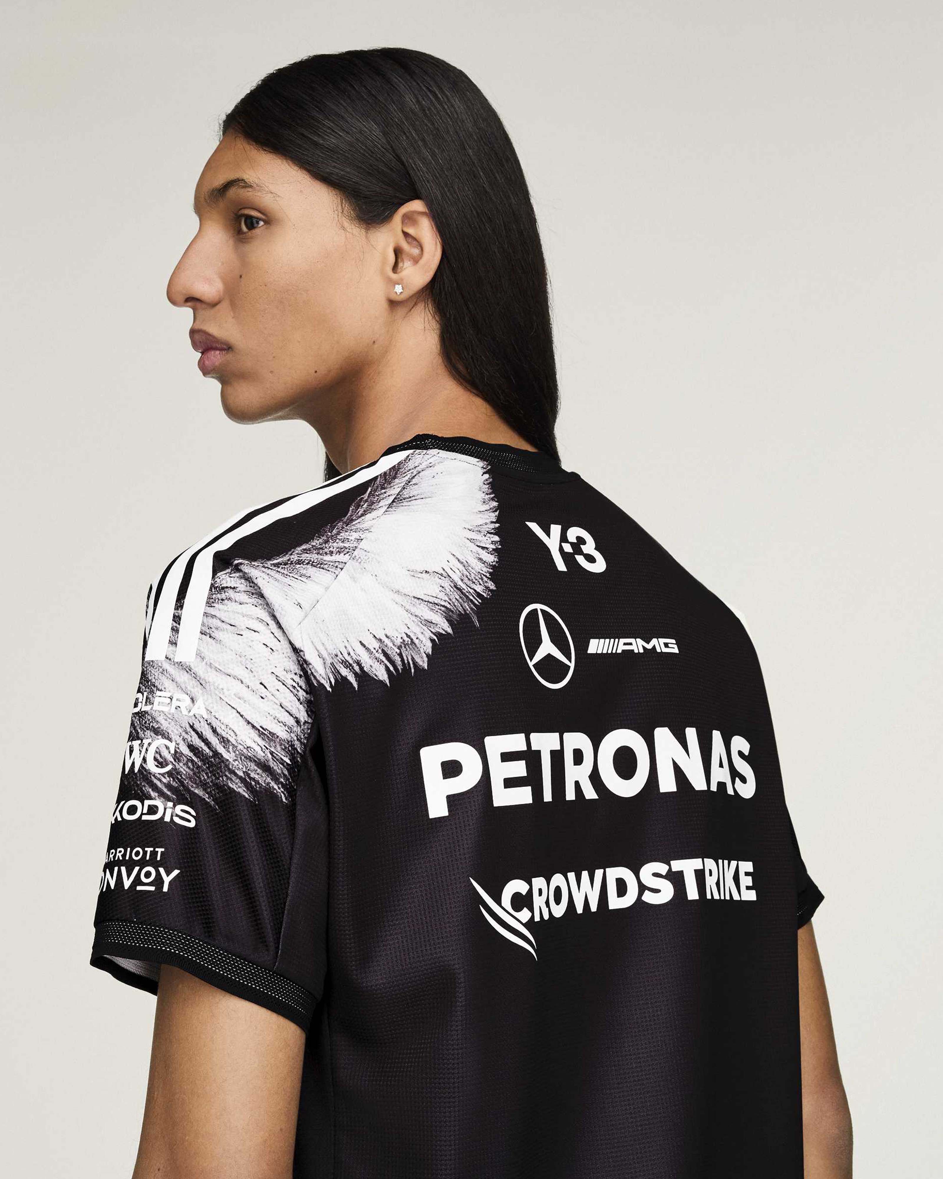 Y-3 Short-Sleeve Team Driver Tee Black