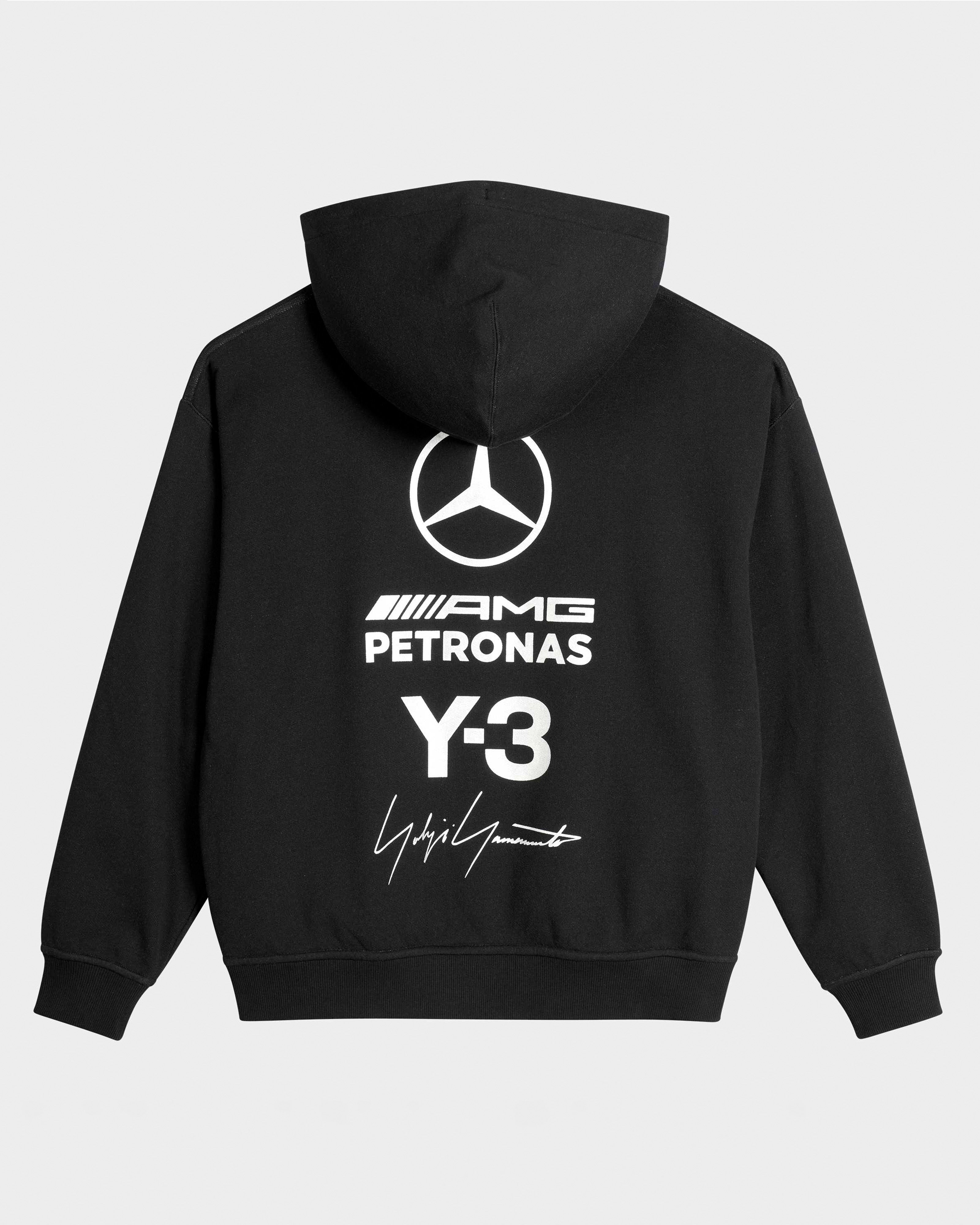 Mercedes-AMG PETRONAS F1 Team x Y-3 Zip Hoody - Black | Official