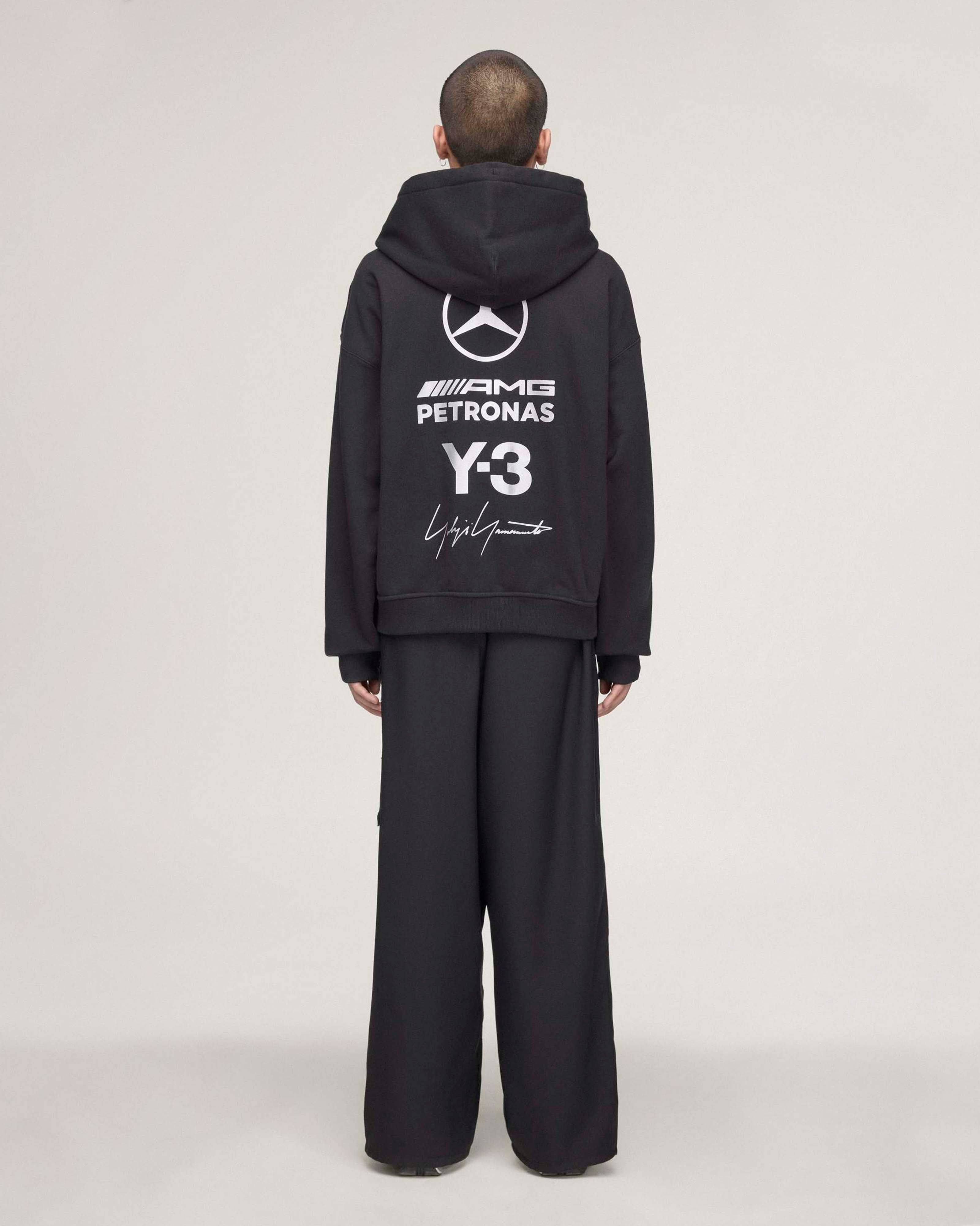 Mercedes-AMG PETRONAS F1 Team x Y-3 Zip Hoody - Black | Official