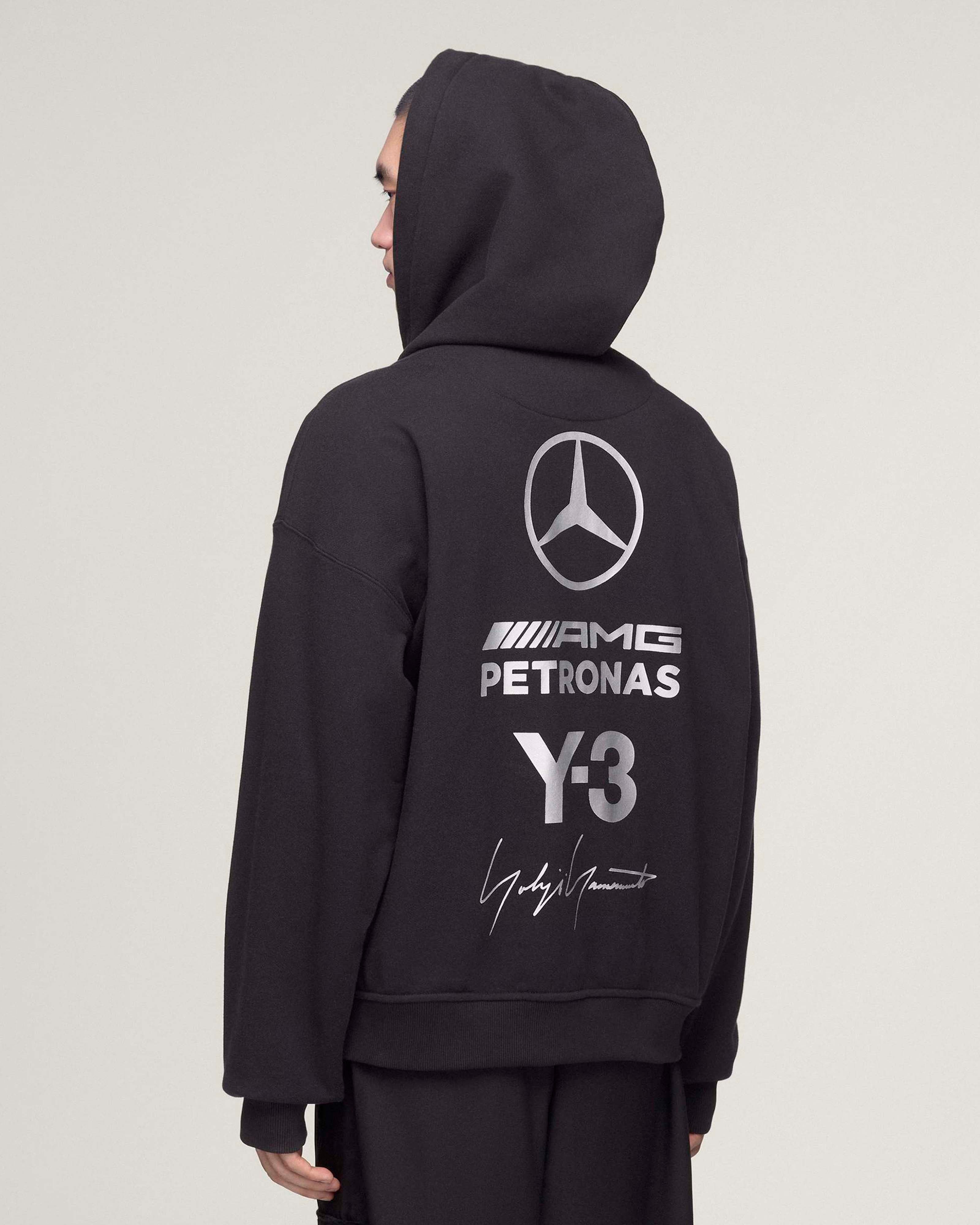 Mercedes-AMG PETRONAS F1 Team x Y-3 Zip Hoody - Black | Official