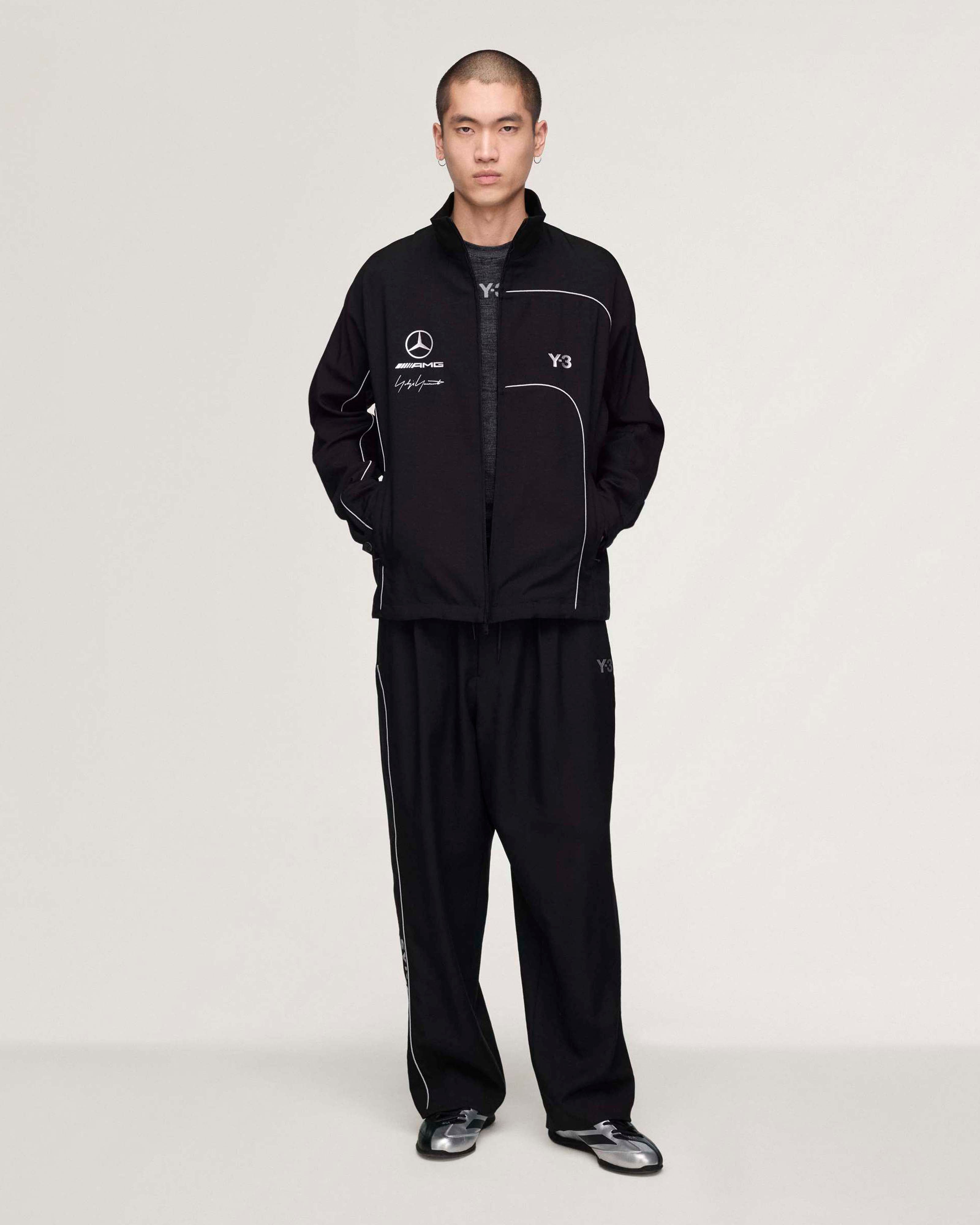 2026 Y-3 Team Jacket - Black | Mercedes-AMG PETRONAS F1 Team x Y-3