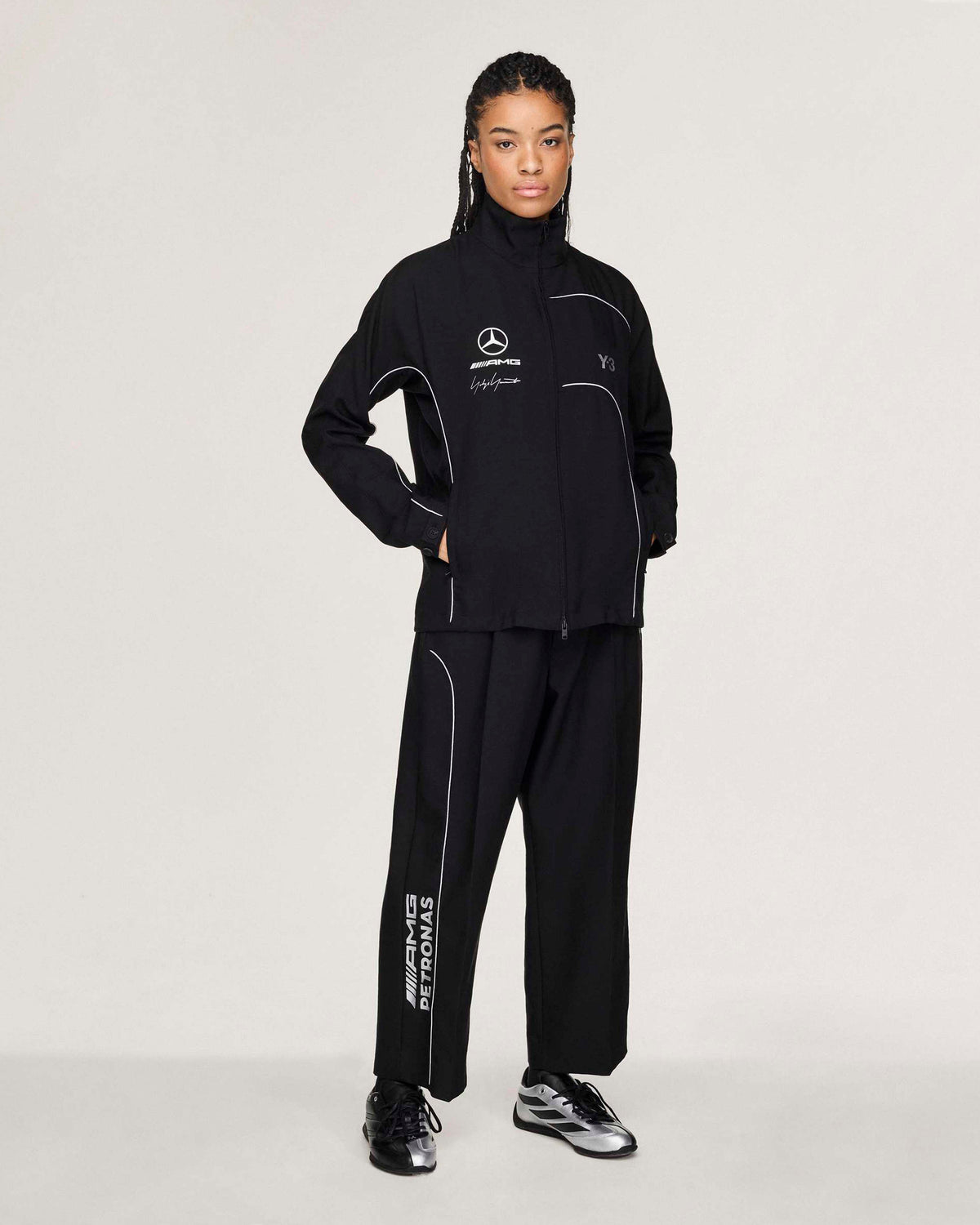 2026 Y-3 Team Jacket - Black | Mercedes-AMG PETRONAS F1 Team x Y-3 