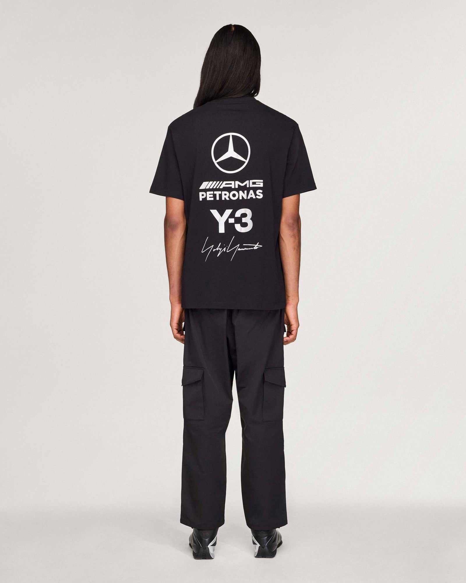 Y-3 Logo Short-Sleeve T-shirt Black