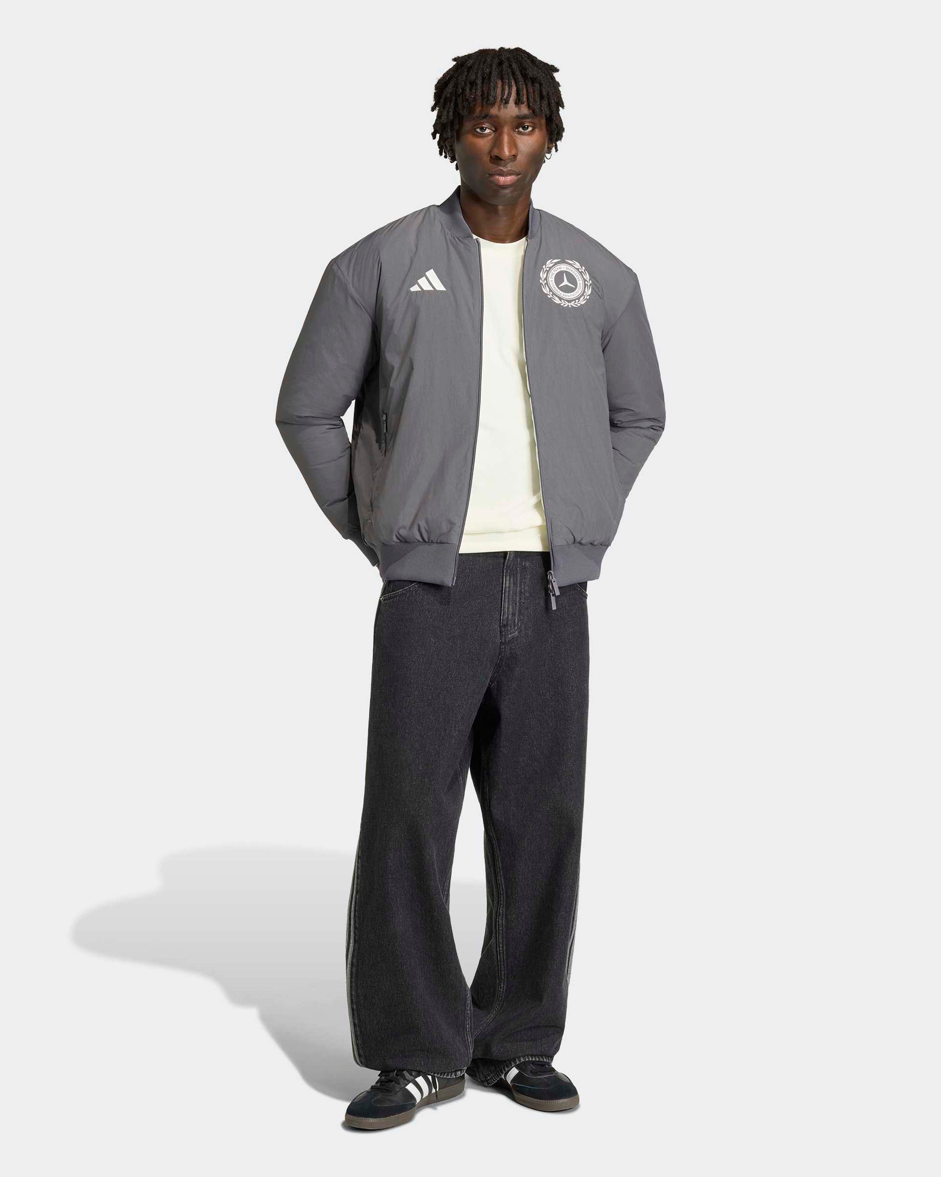 Mens Silver Arrows Icon Jacket Grey