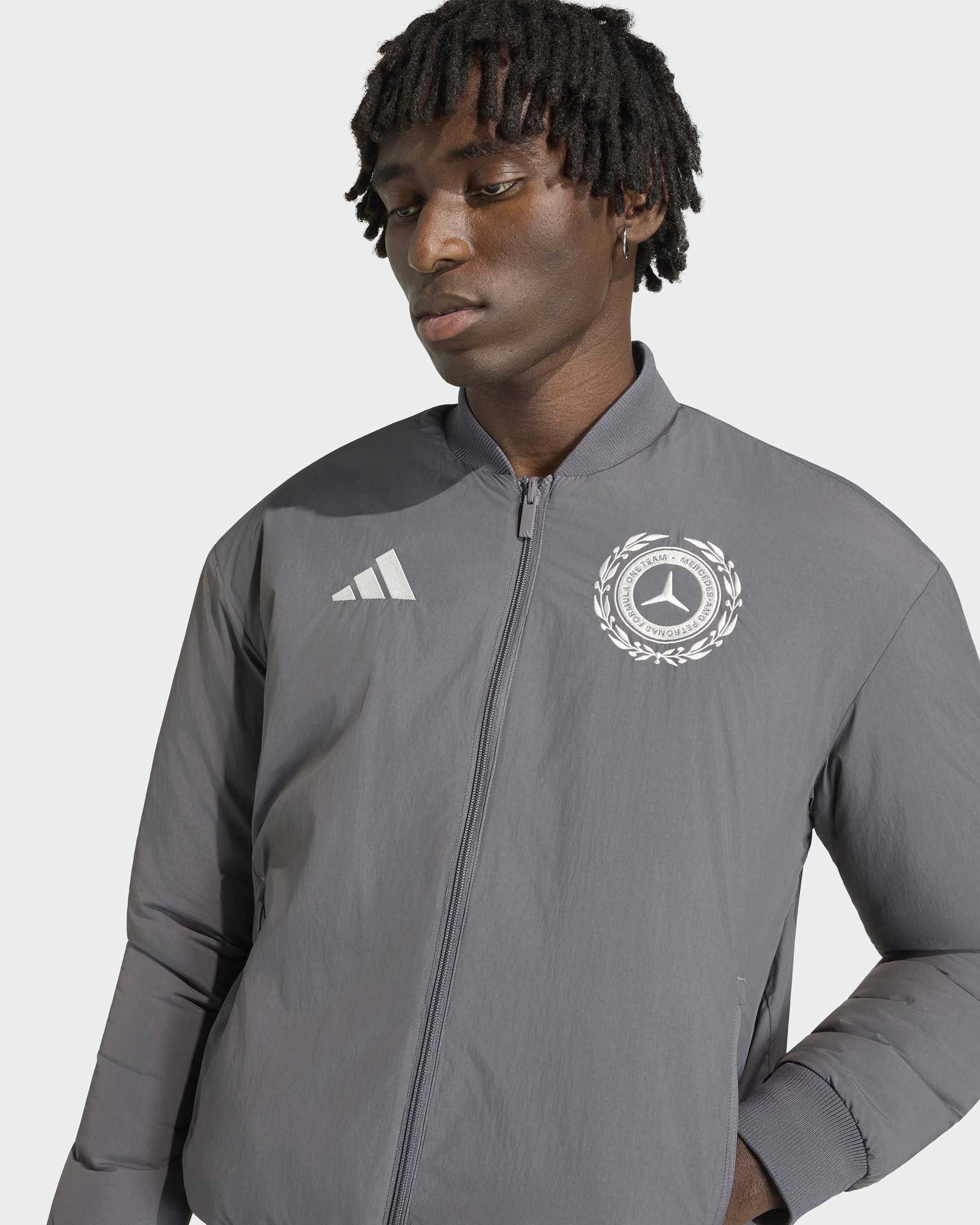 Mens Silver Arrows Icon Jacket Grey