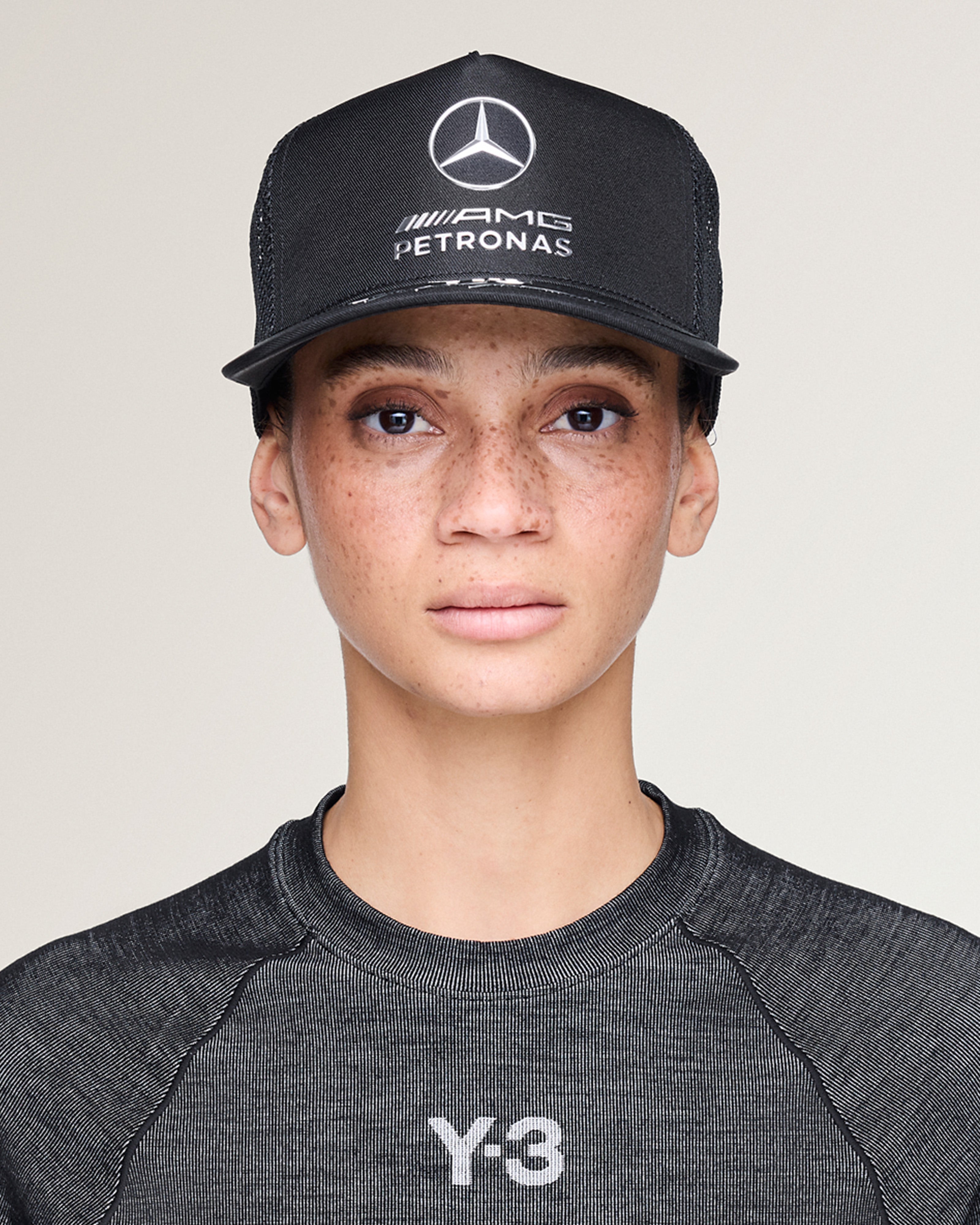 Y-3 Trucker Cap Black