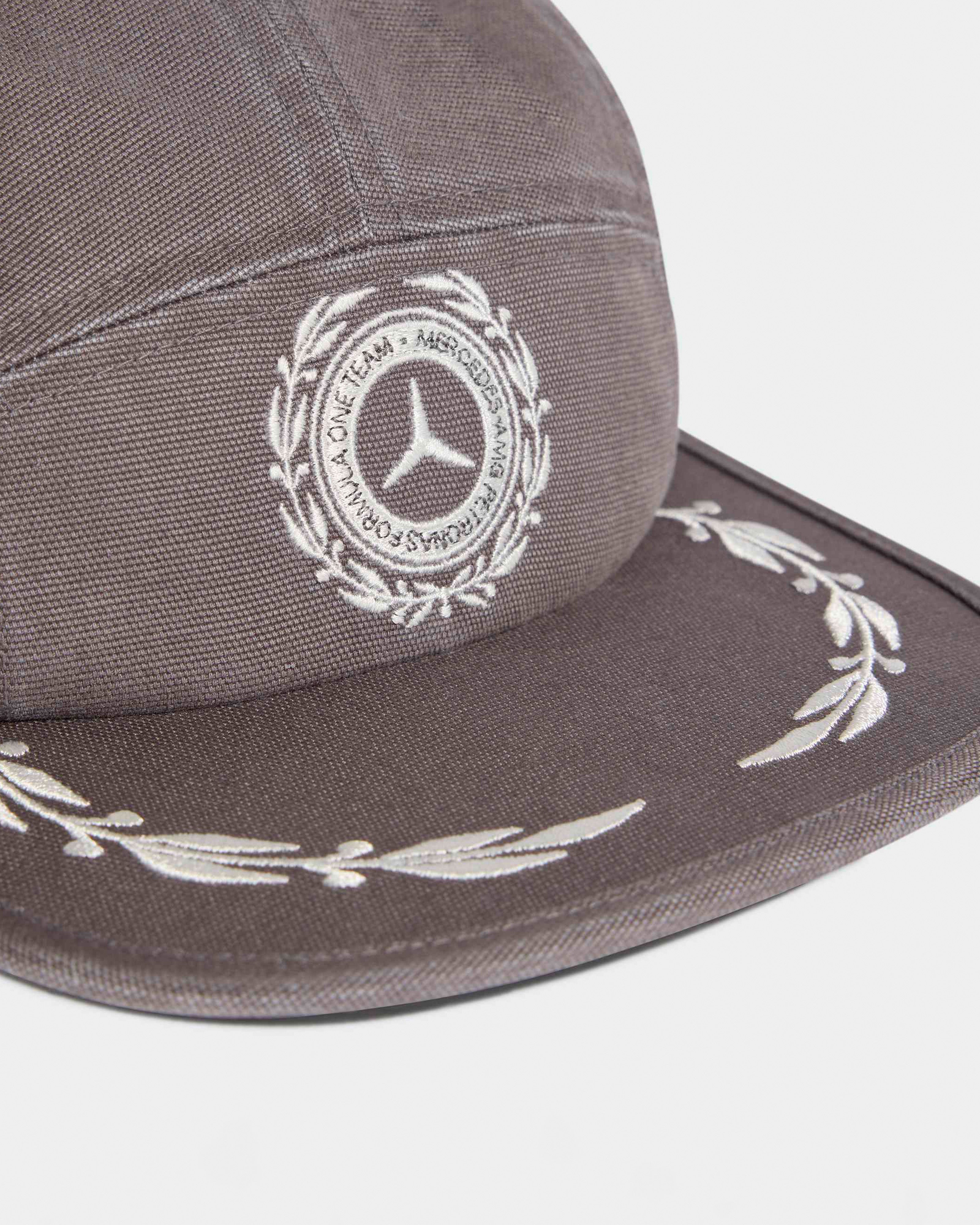 Silver Arrows 5 Panel Cap - Grey (2026) | Mercedes-AMG PETRONAS F1